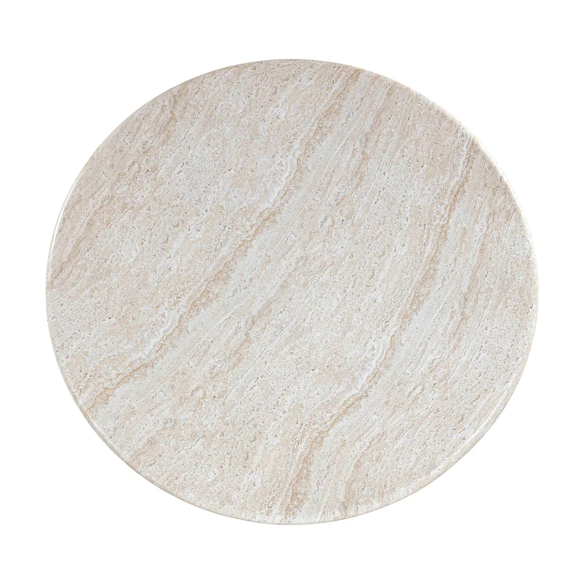 Cynthia Travertine Concrete Indoor / Outdoor 54 inch Round Dining Table - Image 5