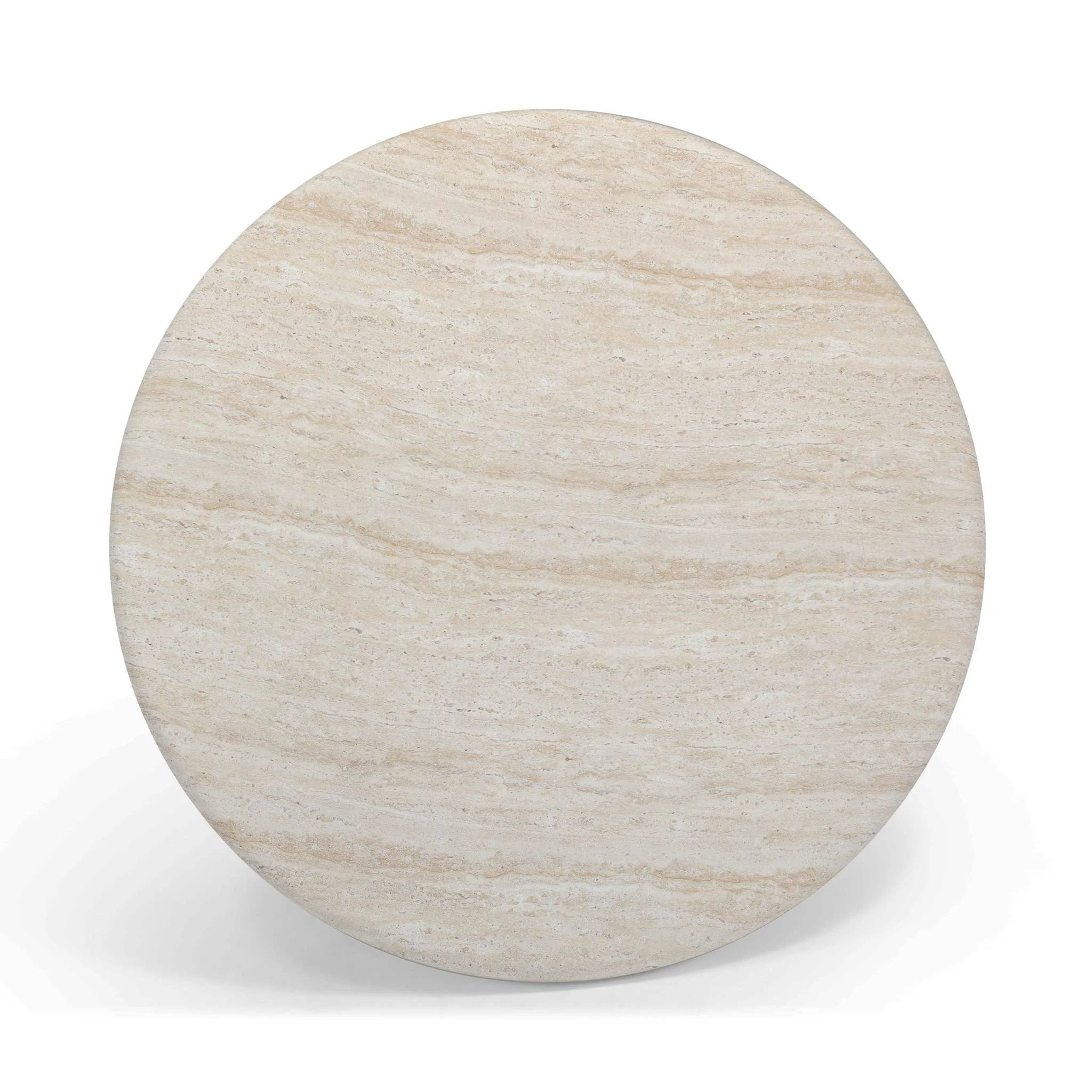 Cynthia Travertine Concrete Indoor / Outdoor Coffee Table - Image 4