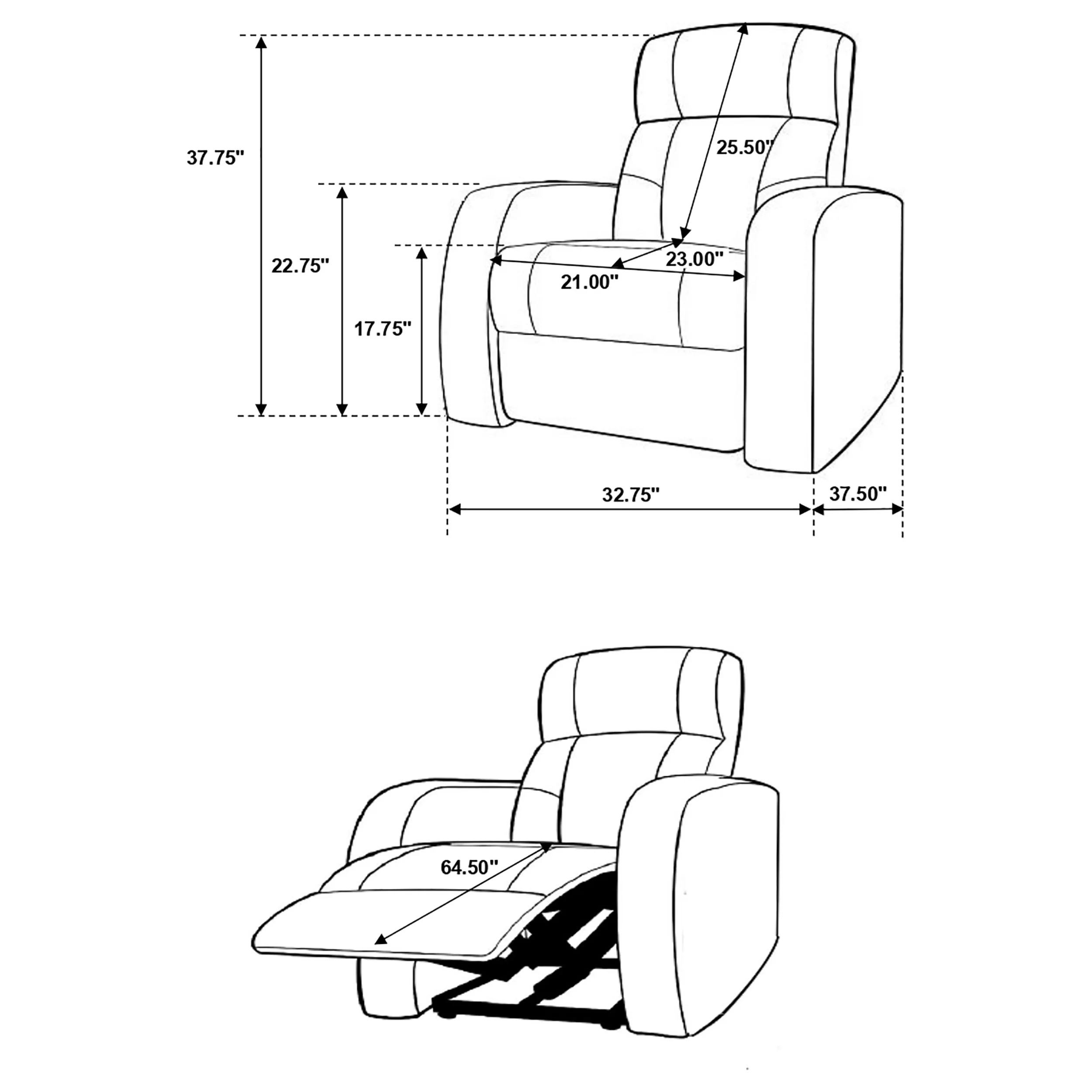 Cyrus Home Theater Seating - Image 84