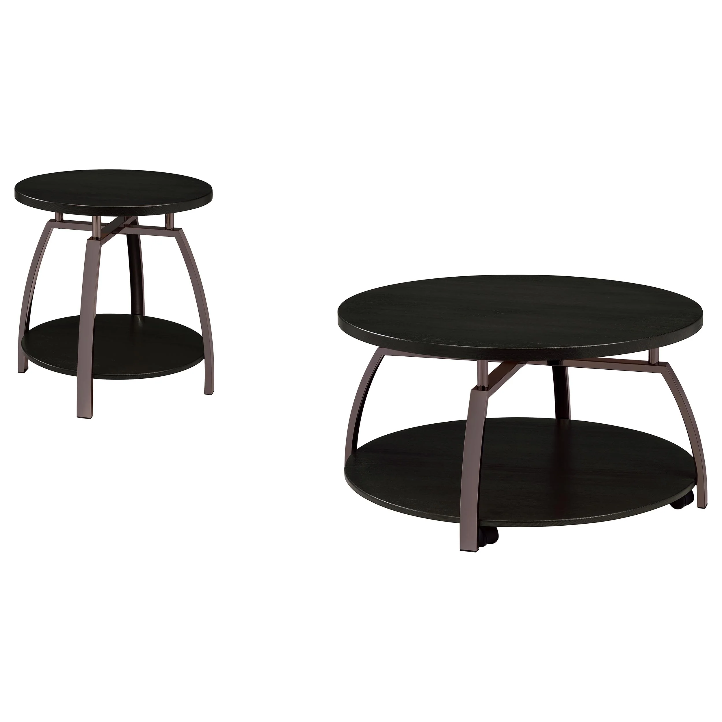 Dacre Mobile Coffee Table Set - Image 2