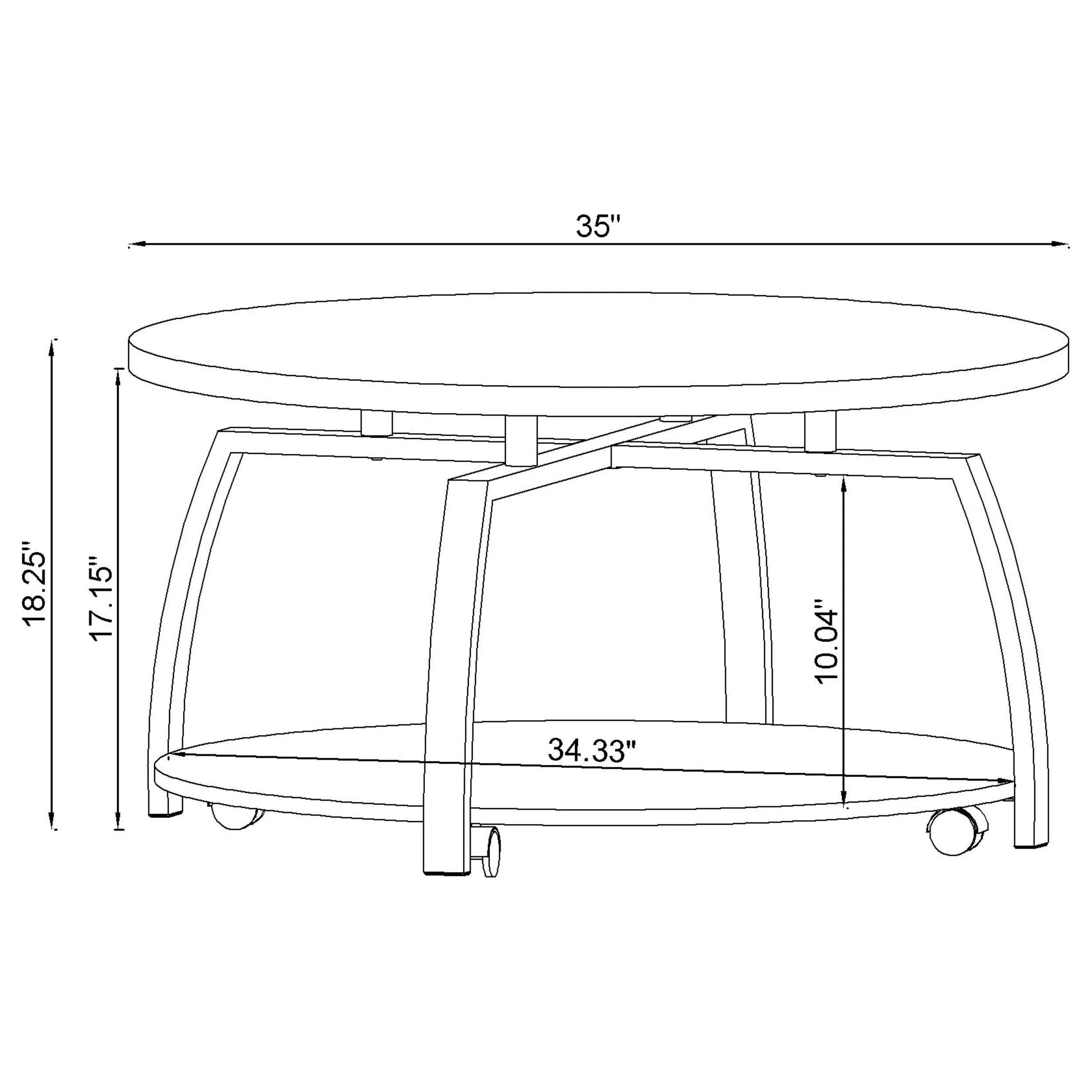 Dacre Mobile Coffee Table Set - Image 8