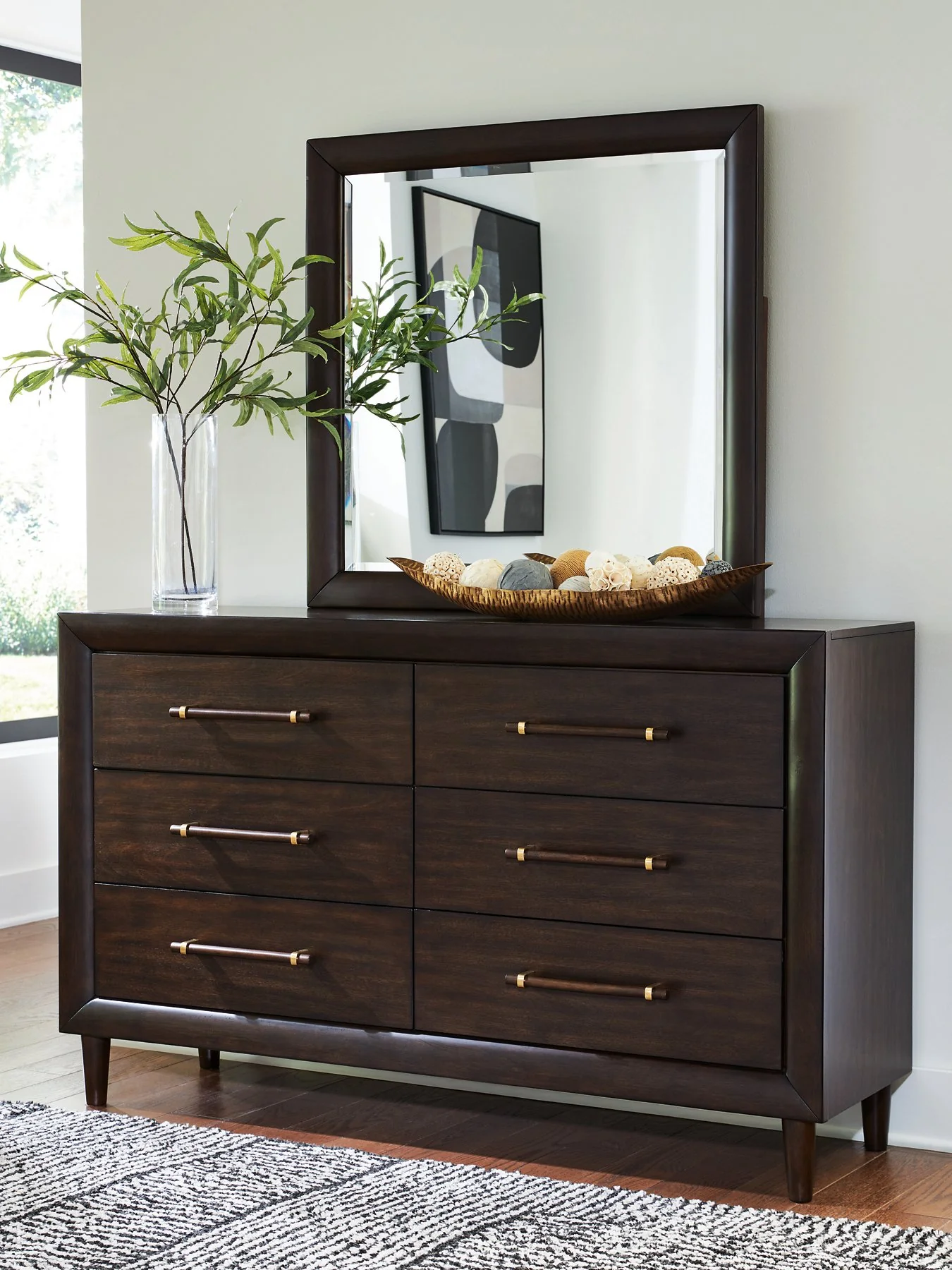 Dantenton Dresser and Mirror - Image 2