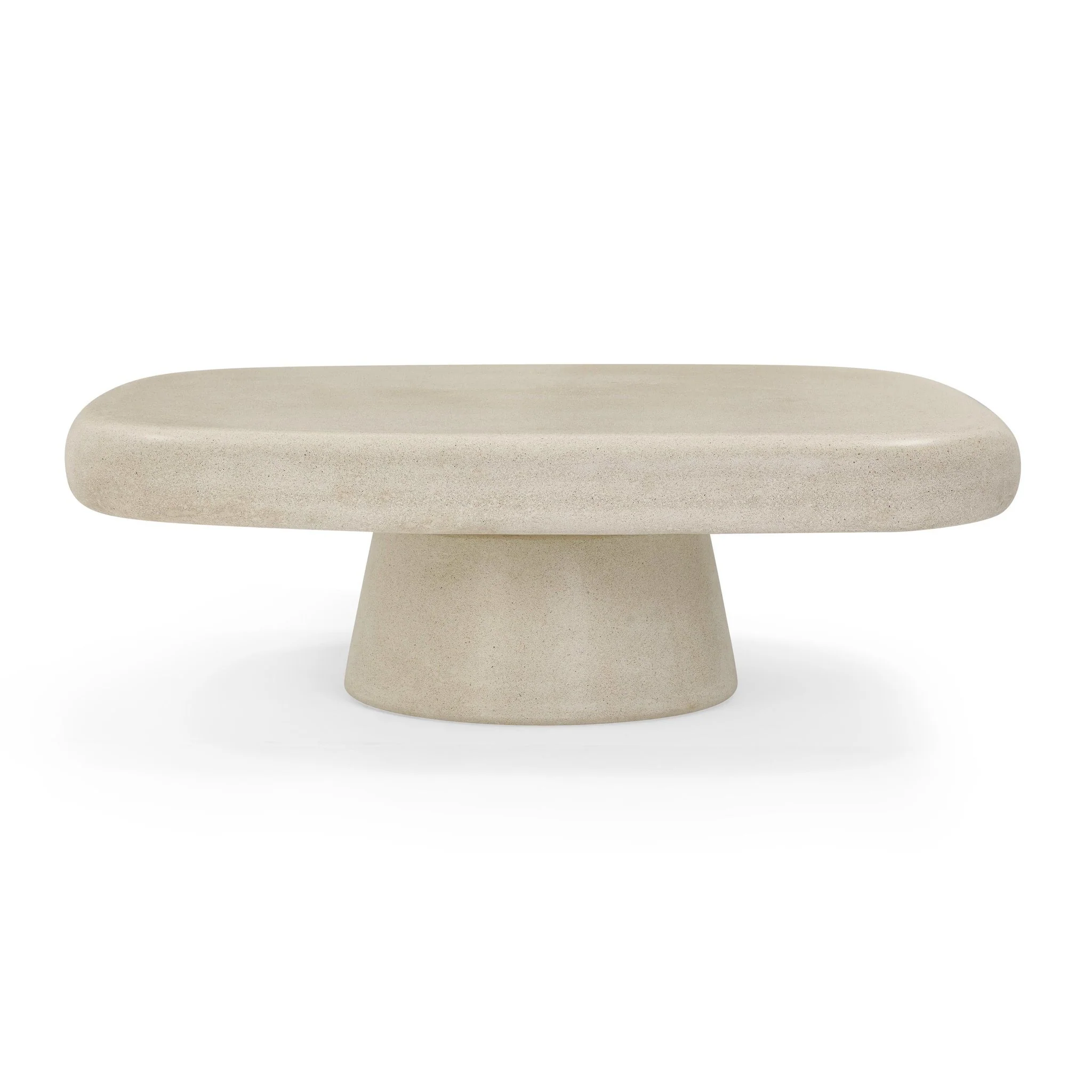 Darial Sandstone Indoor/Outdoor Coffee Table - Image 3