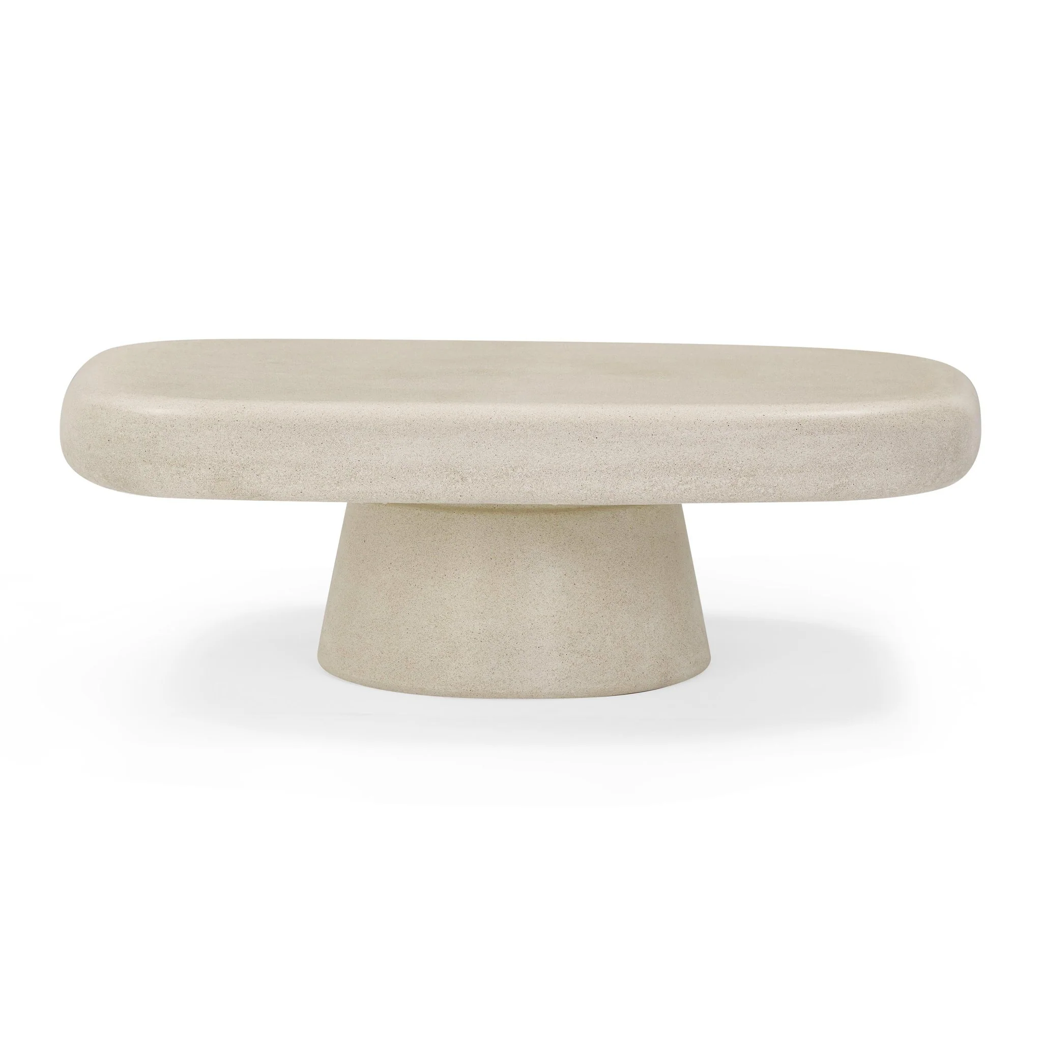 Darial Sandstone Indoor/Outdoor Coffee Table - Image 4