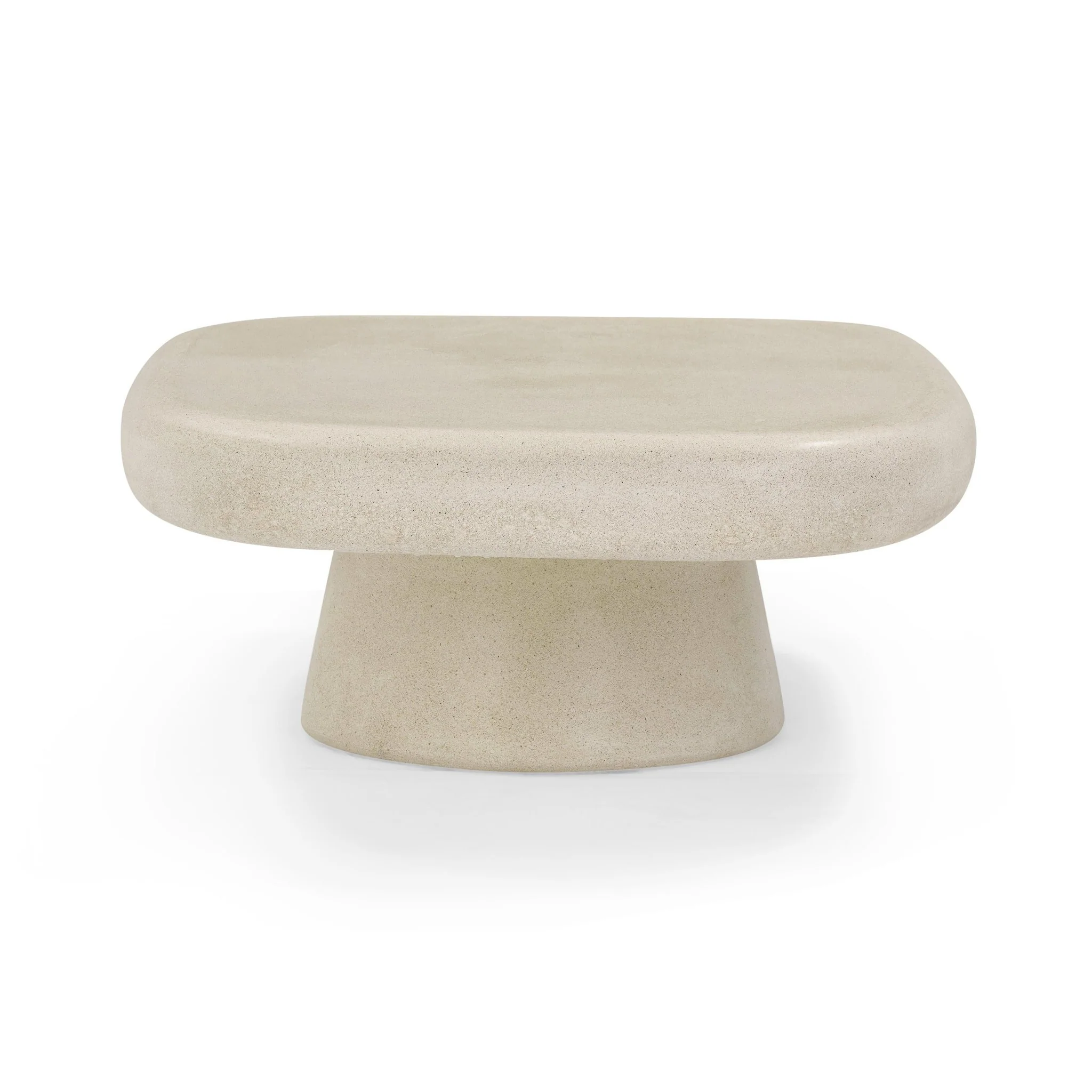 Darial Sandstone Indoor/Outdoor Coffee Table - Image 5