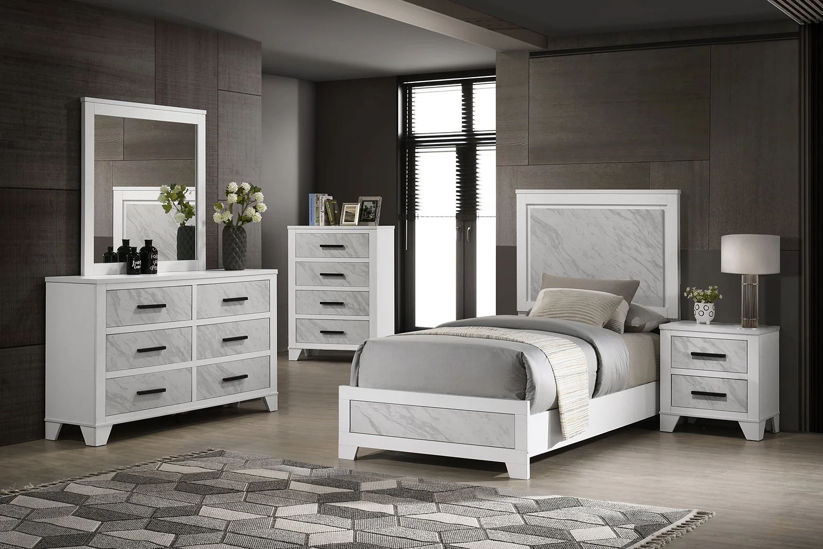 Darlene 4 Pc. Twin Bedroom Set - Image 2