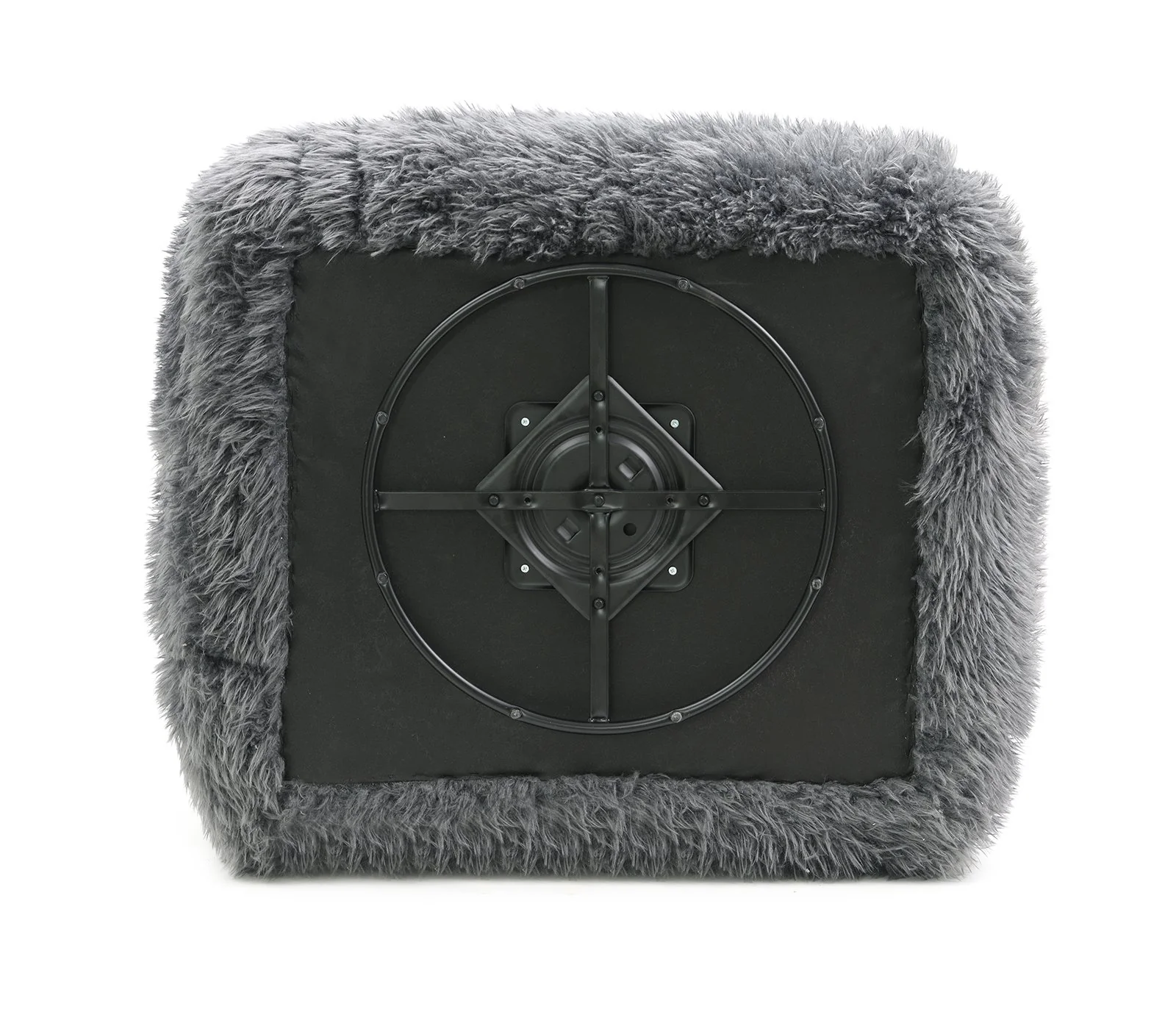 Darwen Swivel Chair, Dark Gray - Image 5