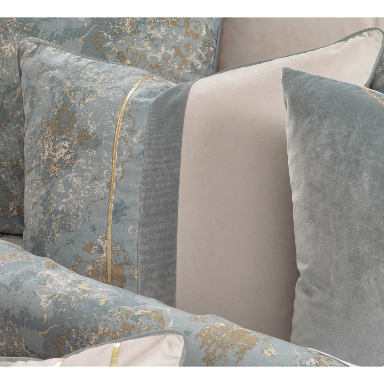 Debonair 10-Piece King Comforter Set - Mist - Image 5