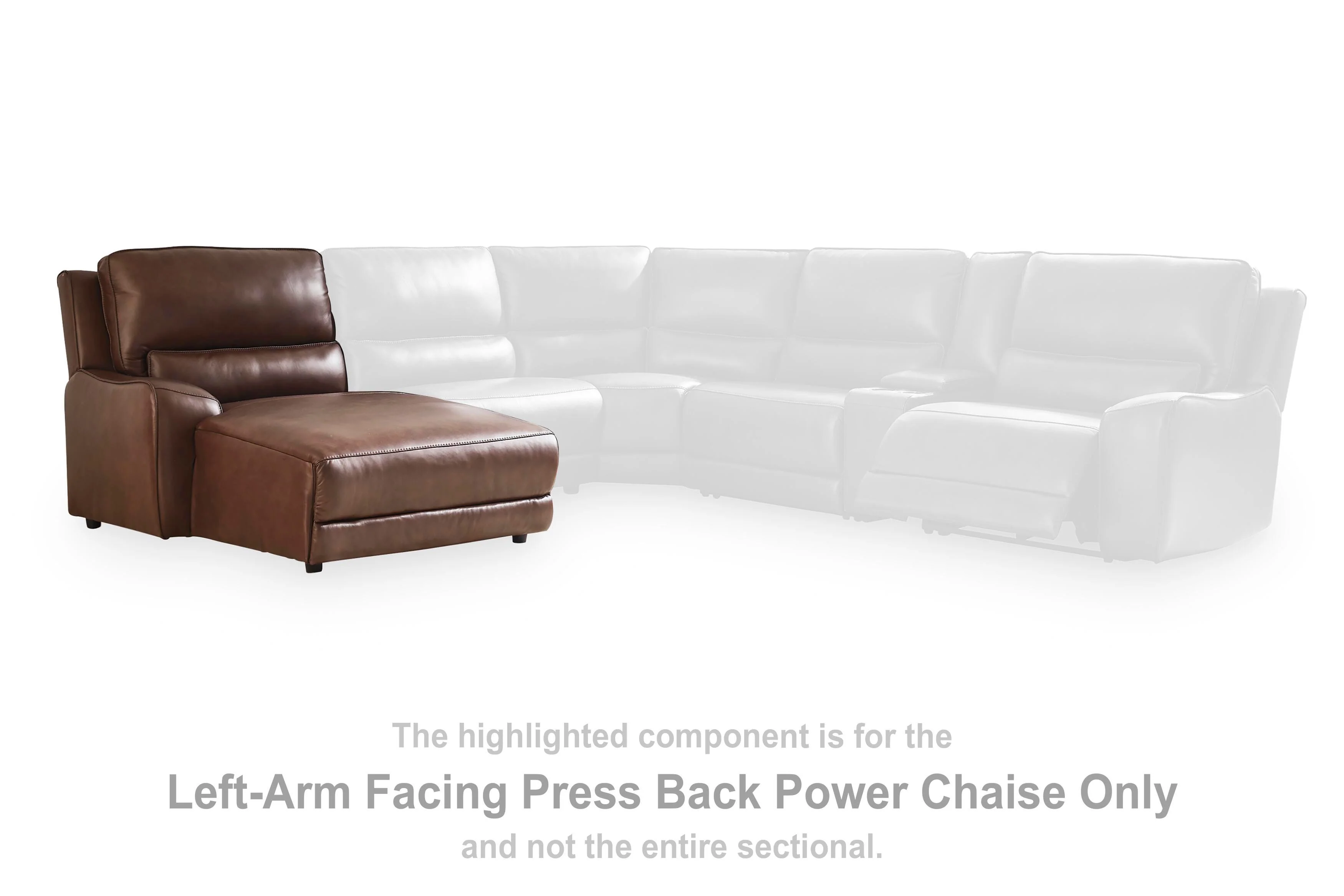 DeepWakes Power Reclining Sectional with Chaise - Image 103