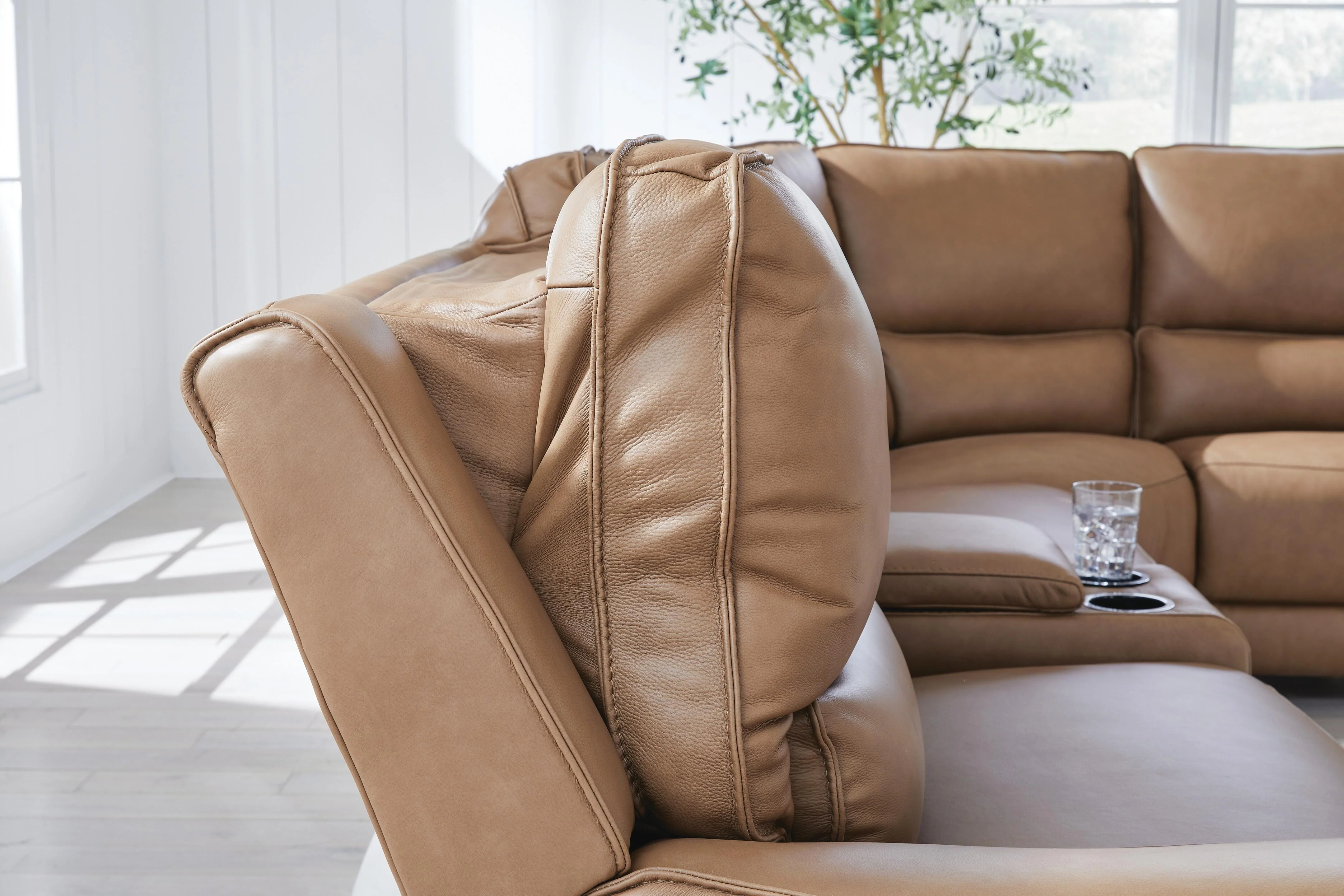 DeepWakes Power Reclining Sectional with Chaise - Image 157