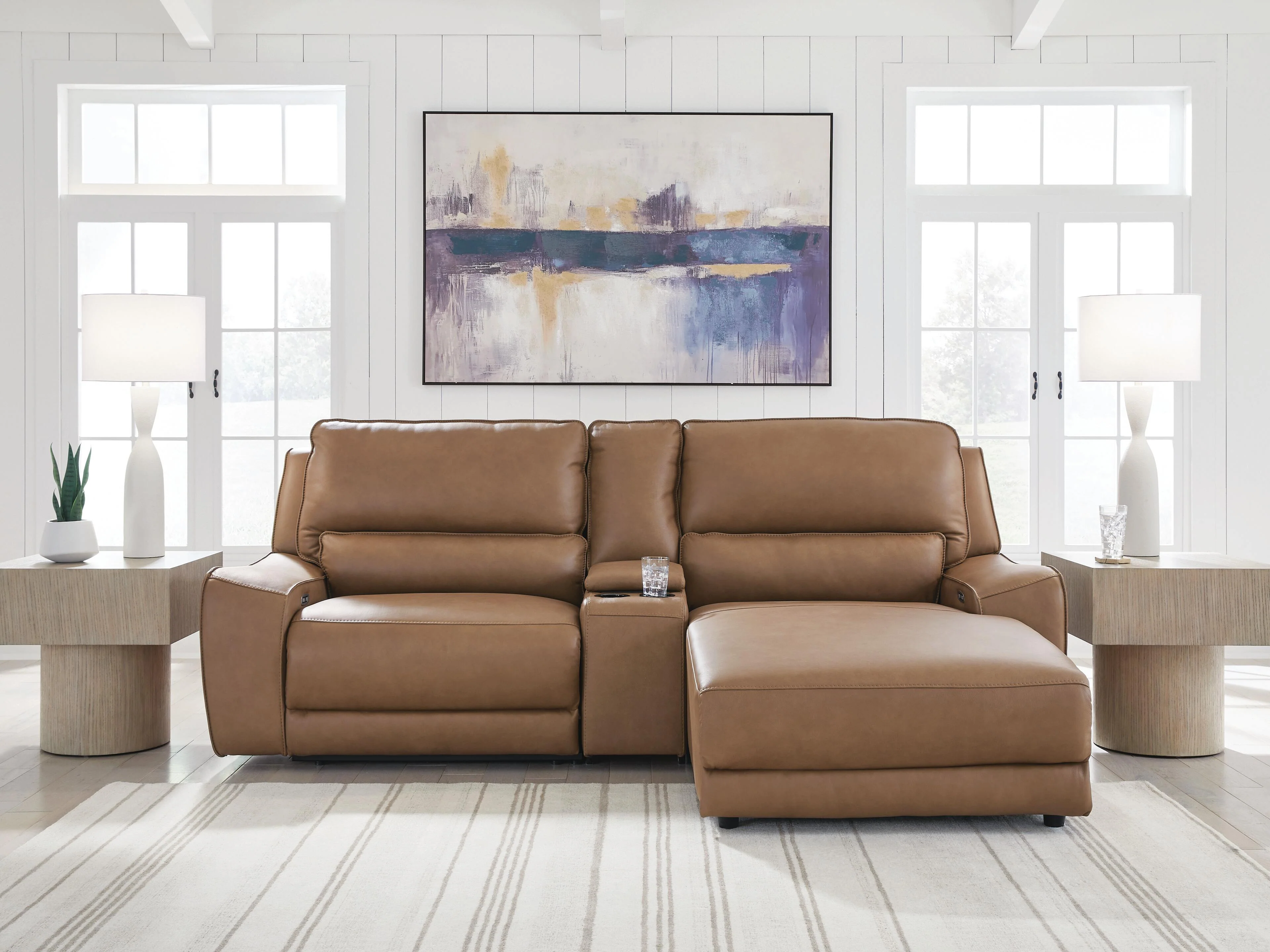 DeepWakes Power Reclining Sectional with Chaise - Image 16
