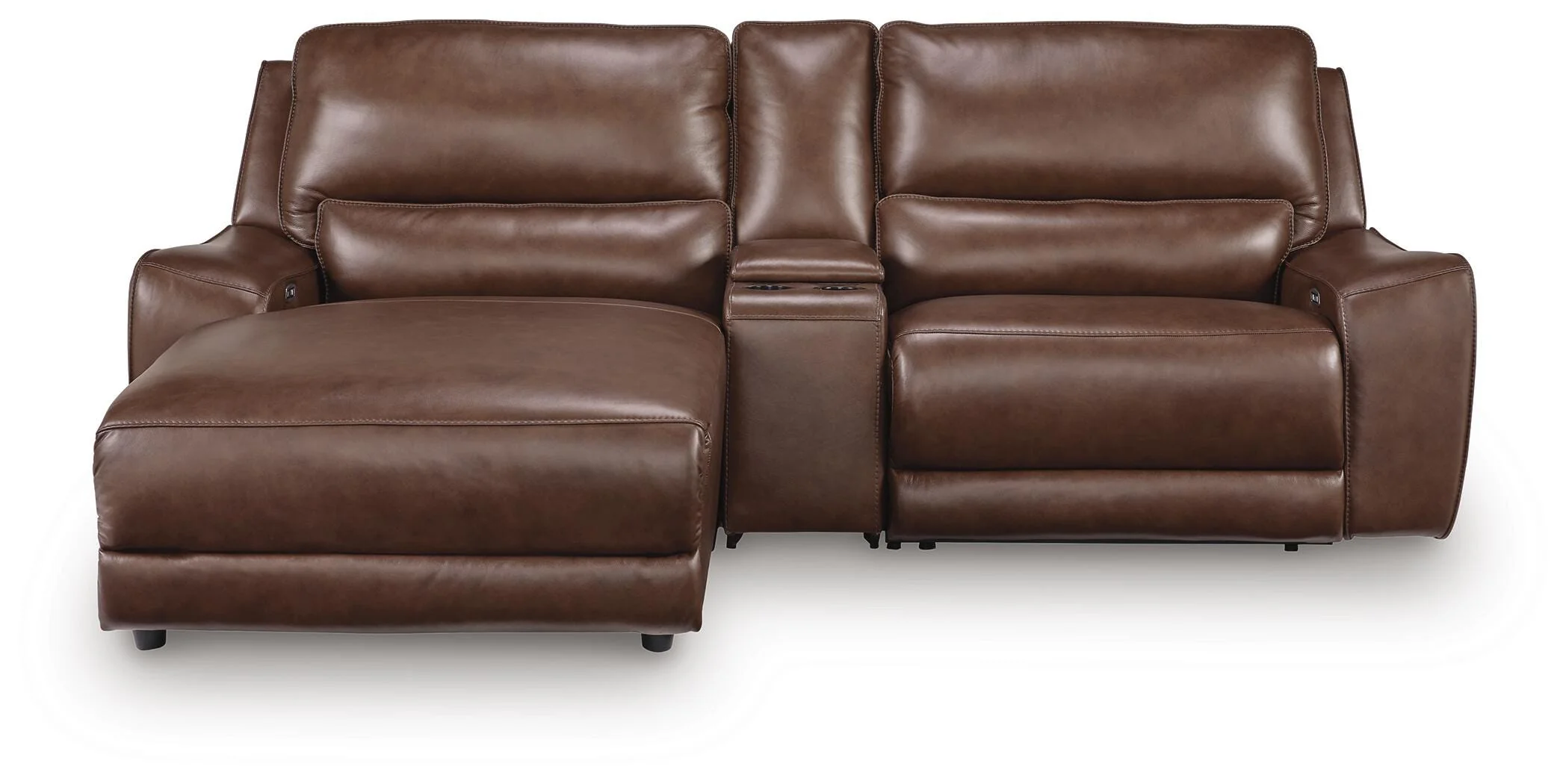 DeepWakes Power Reclining Sectional with Chaise - Image 46