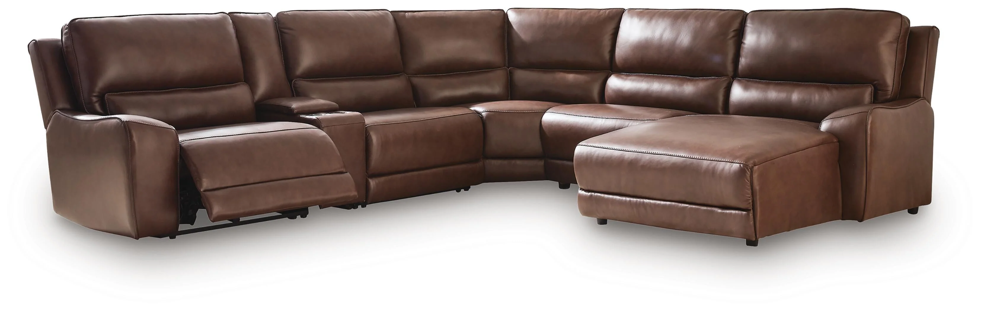 DeepWakes Power Reclining Sectional with Chaise - Image 62