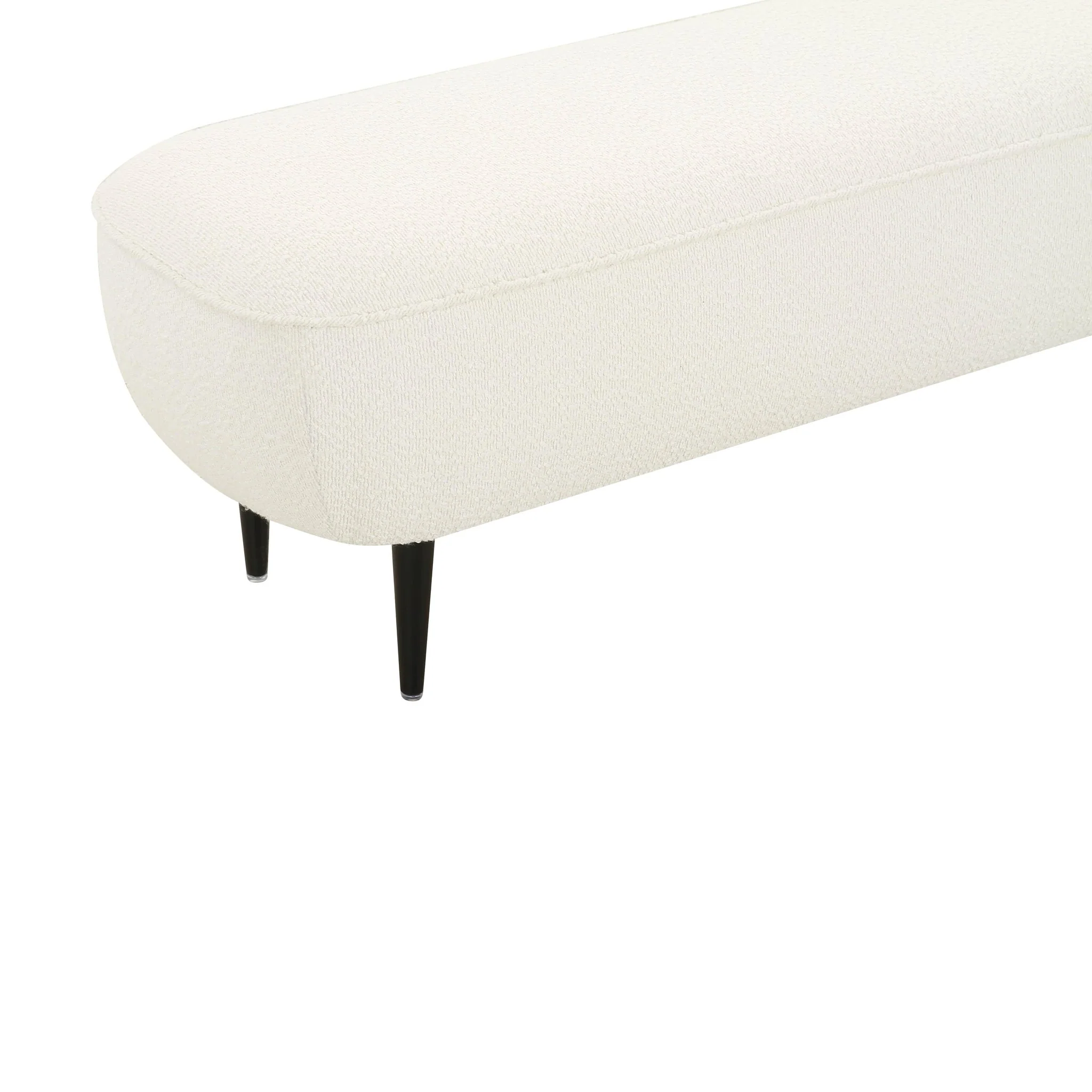 Denise Cream Boucle Bench - Image 4