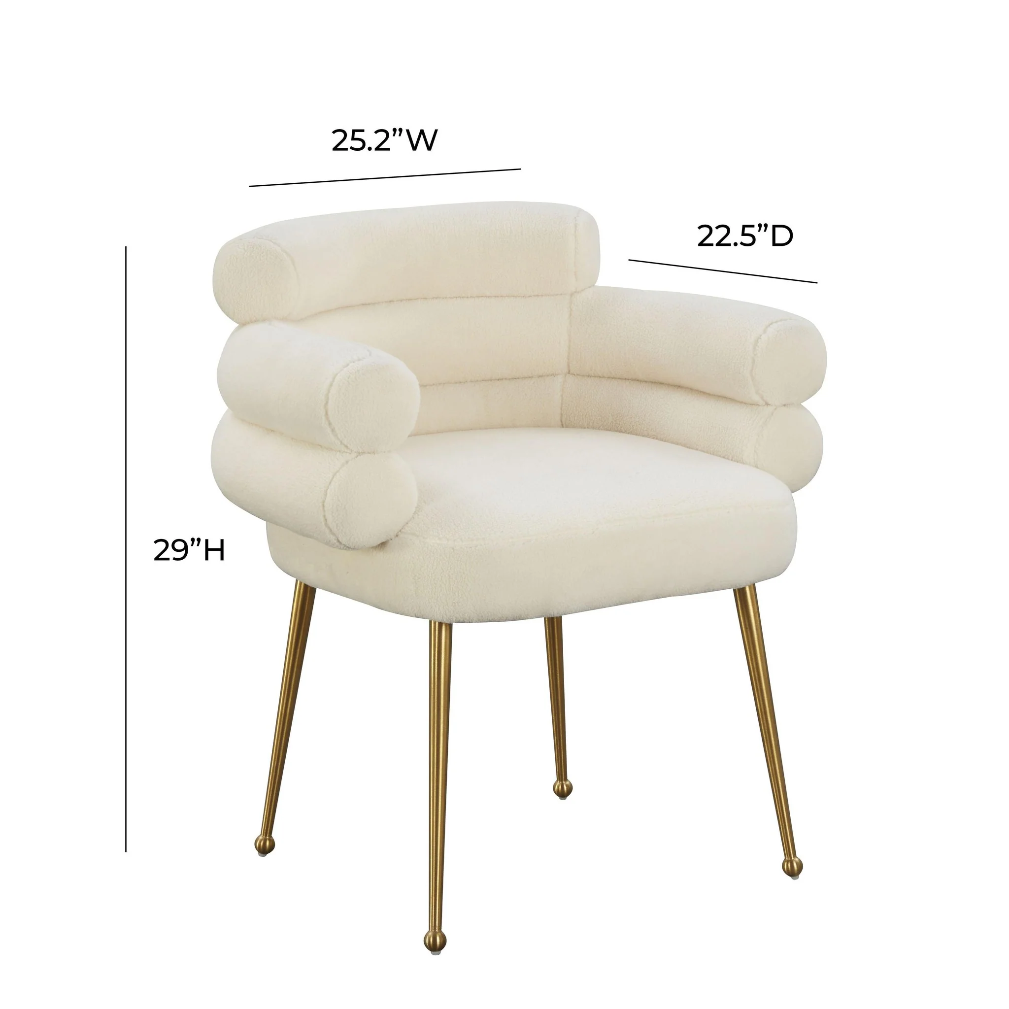 Dente Grey Velvet Dining Chair - Image 6