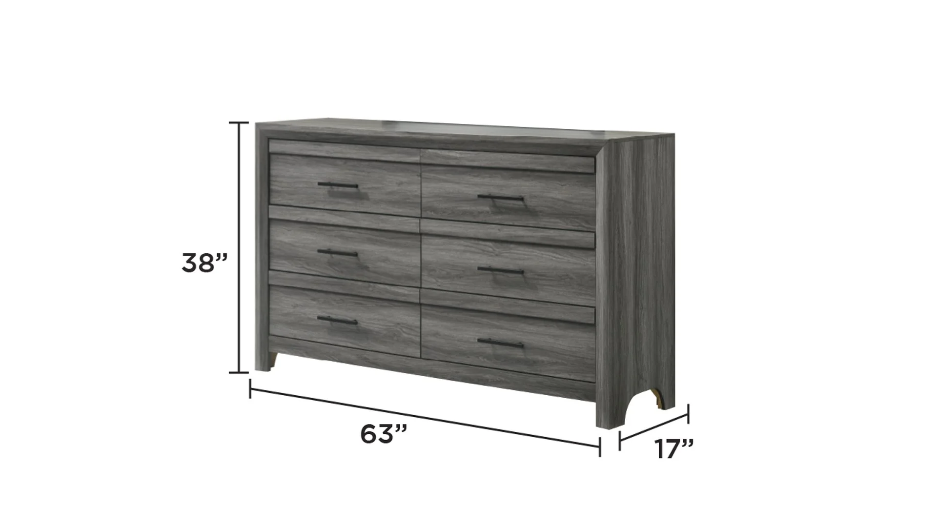 Denver Dresser Gray - Image 7
