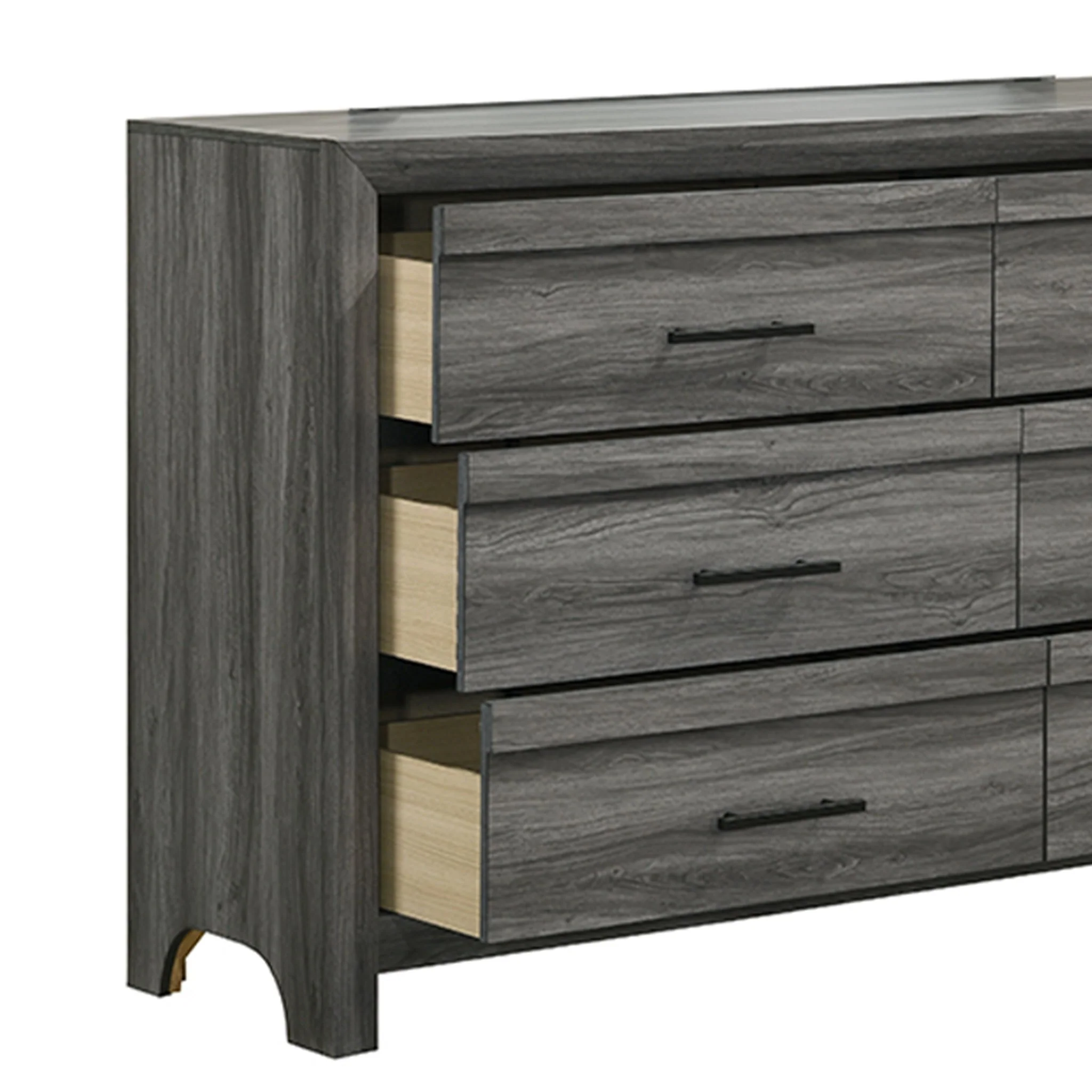 Denver Full 4 Pc Bedroom Set Gray - Image 11