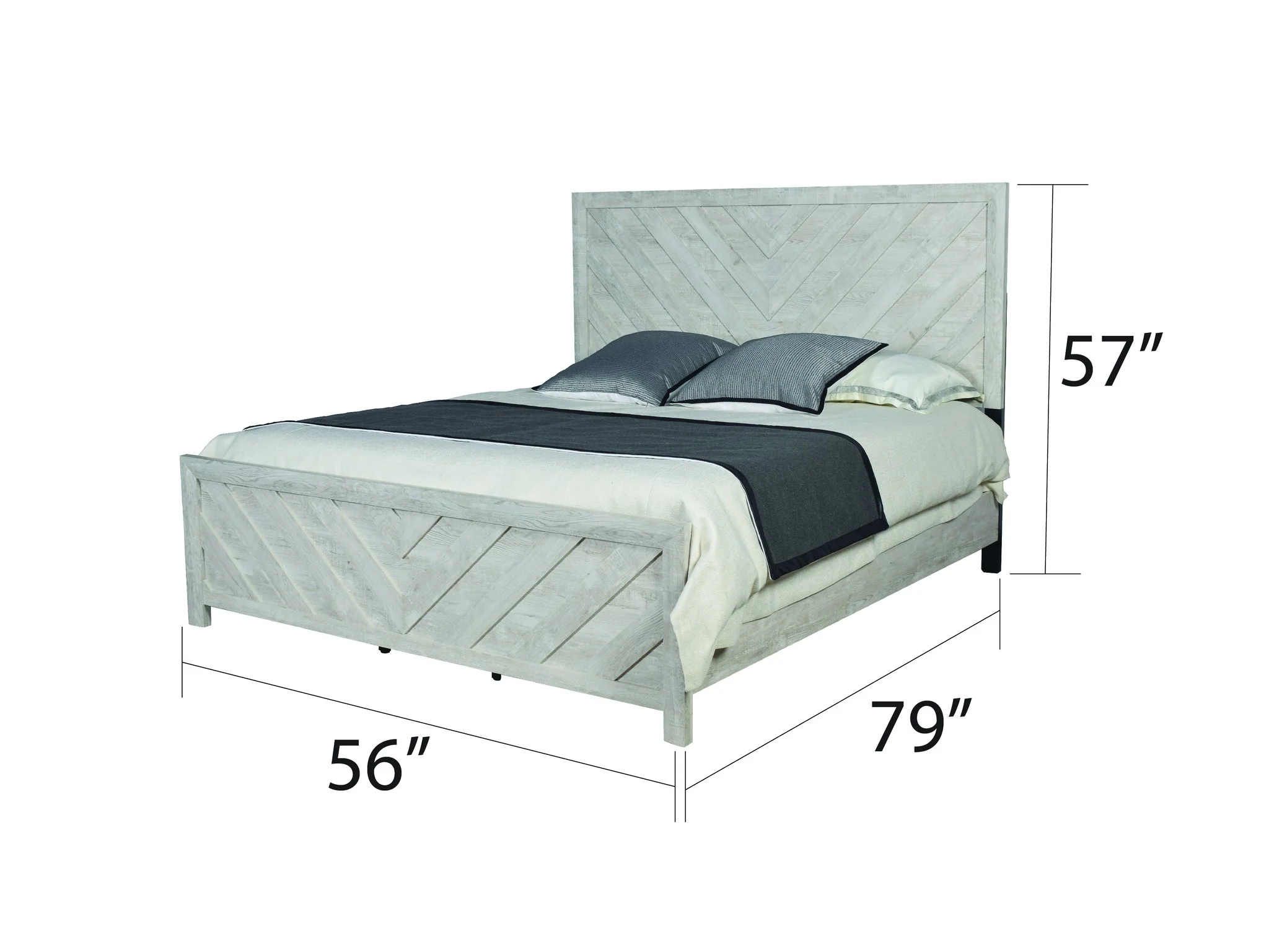 Denver Full 4 Pc Bedroom Set Rustic Natural - Image 5