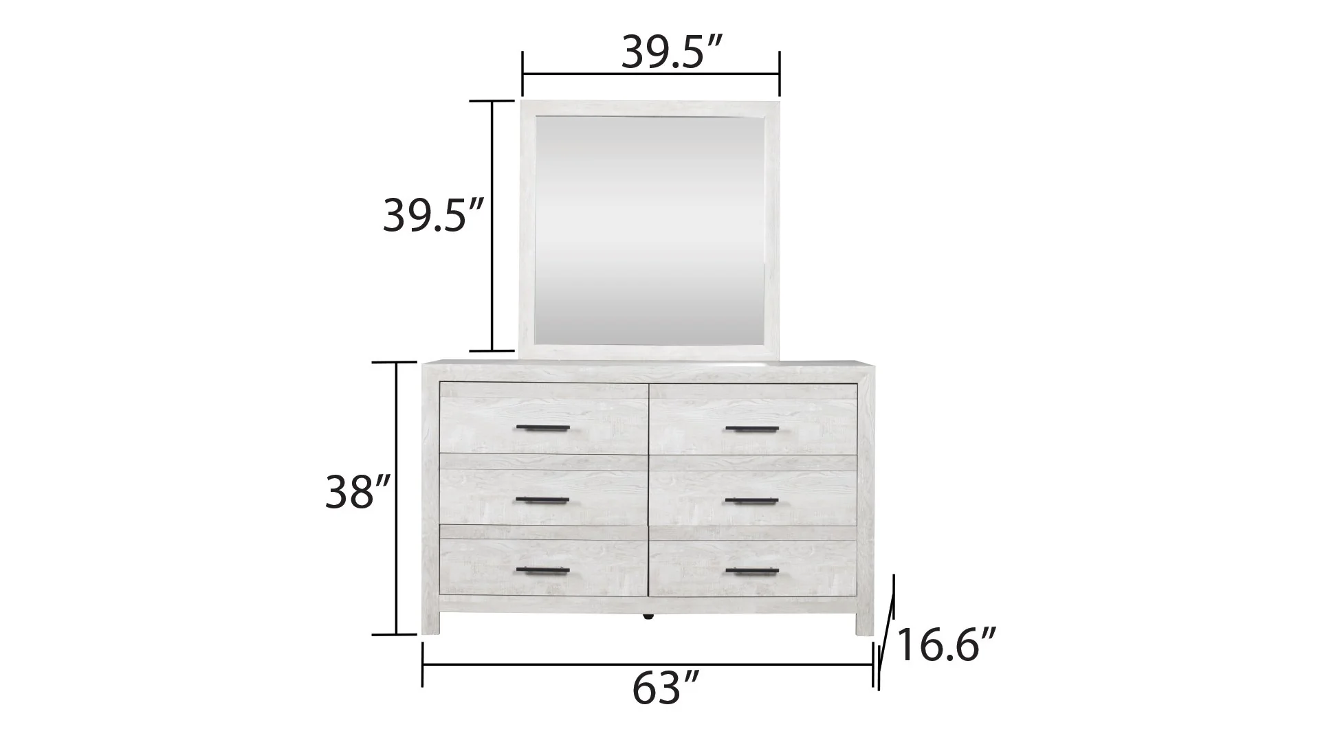 Denver Full 4 Pc Bedroom Set Rustic Natural - Image 8