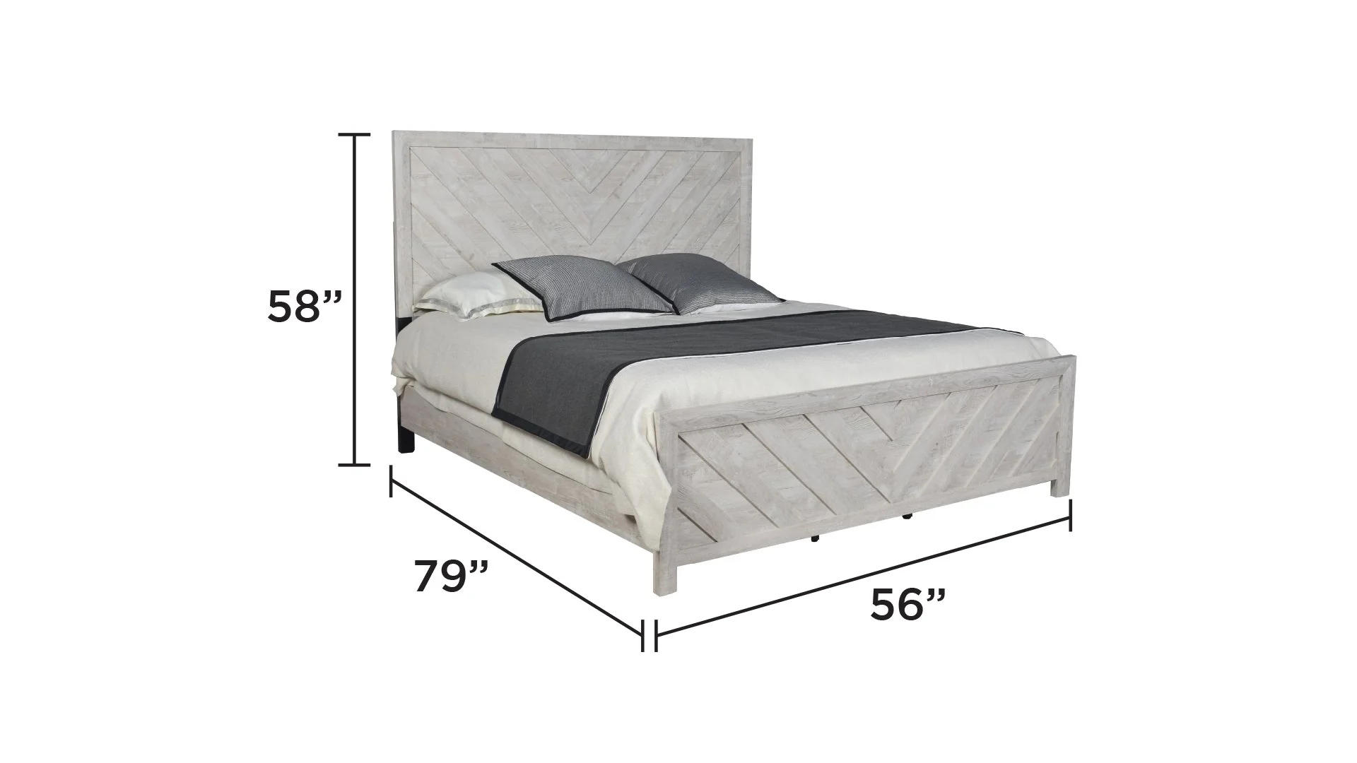 Denver Full Bed Rustic Natural - Image 5