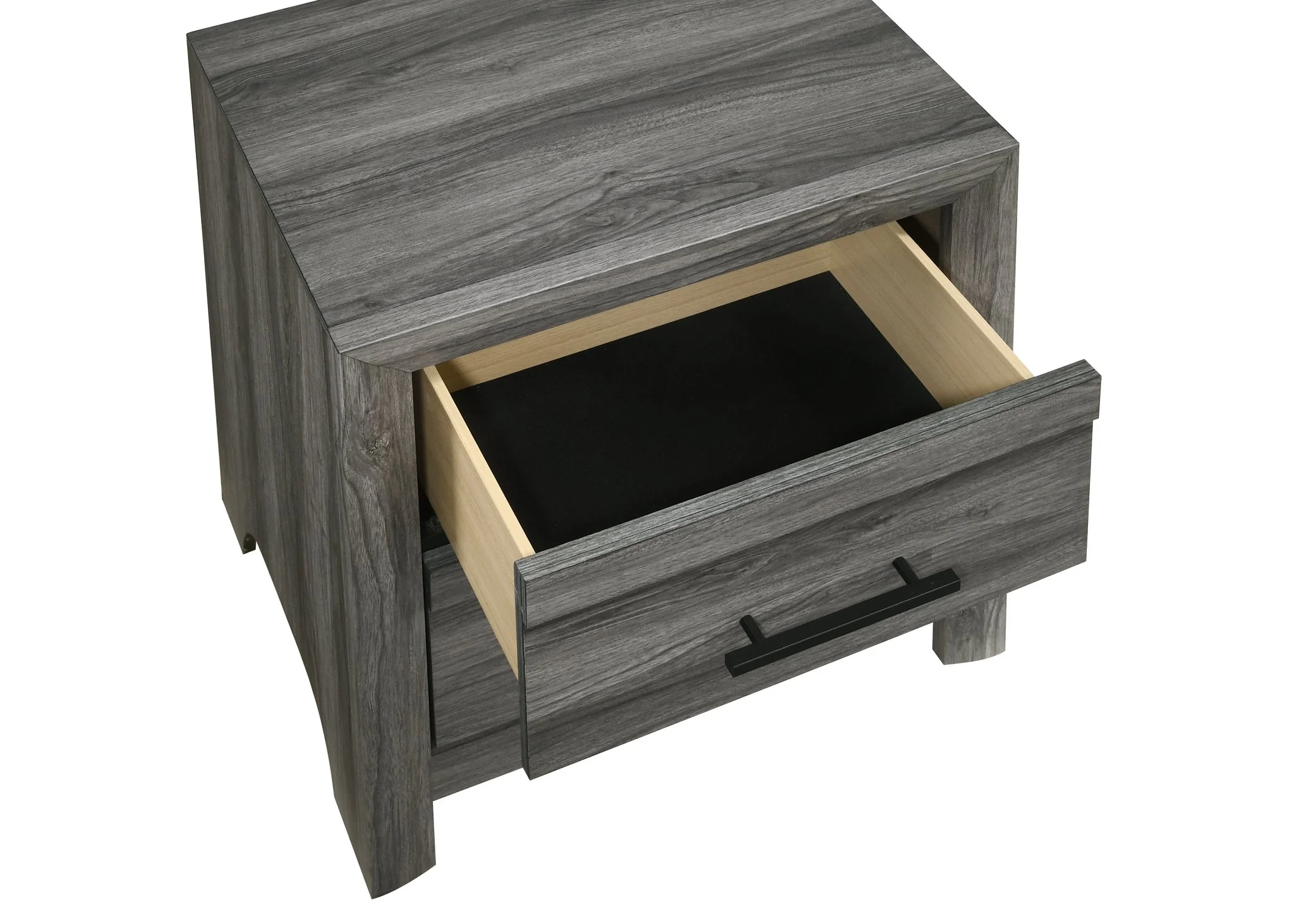 Denver King 4 Pc Bedroom Set Gray - Image 19