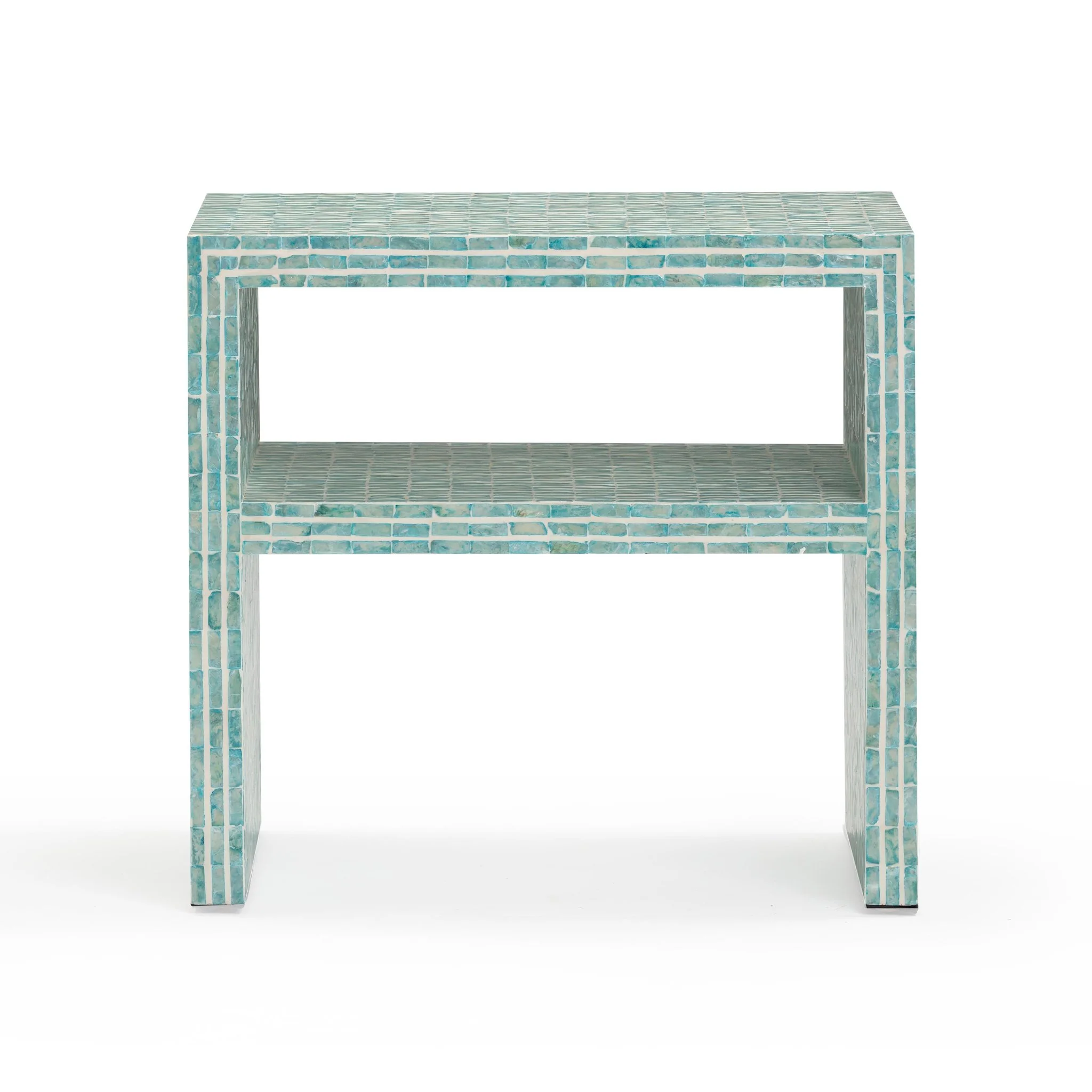 Derry Blue Capiz Shell Nightstand - Image 3