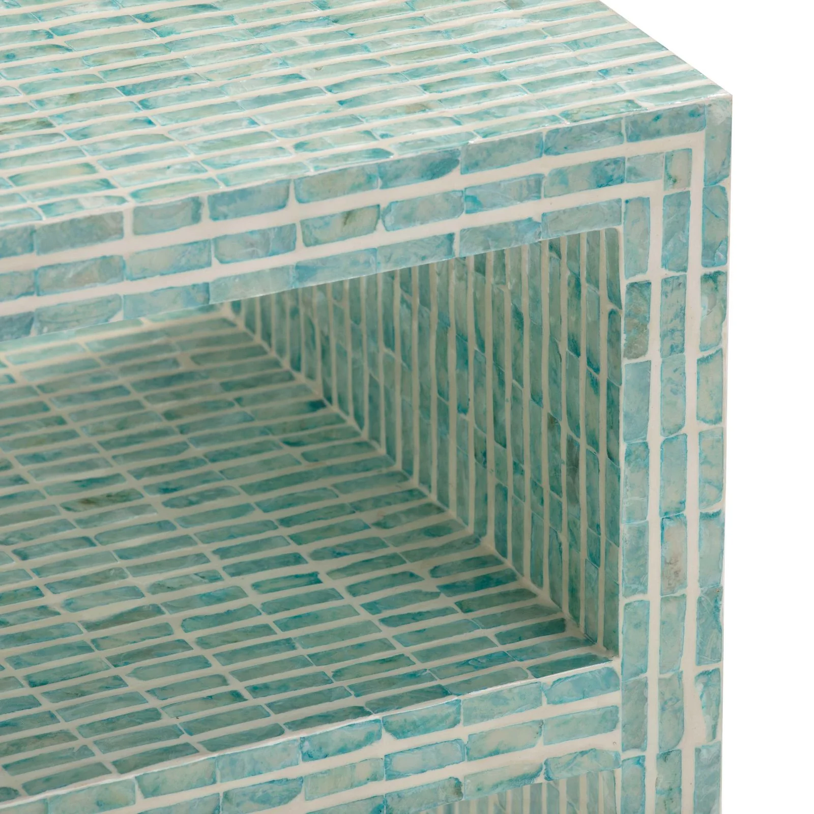 Derry Blue Capiz Shell Nightstand - Image 5