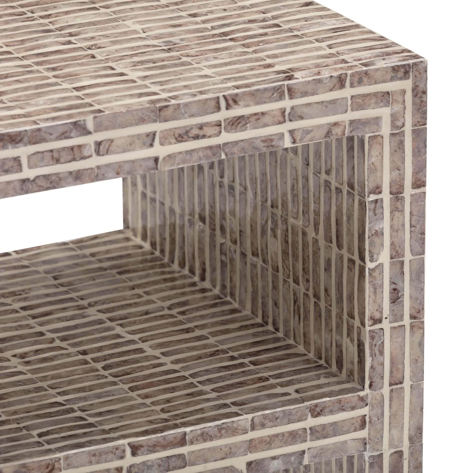 Derry Lavender Capiz Shell Nightstand - Image 5