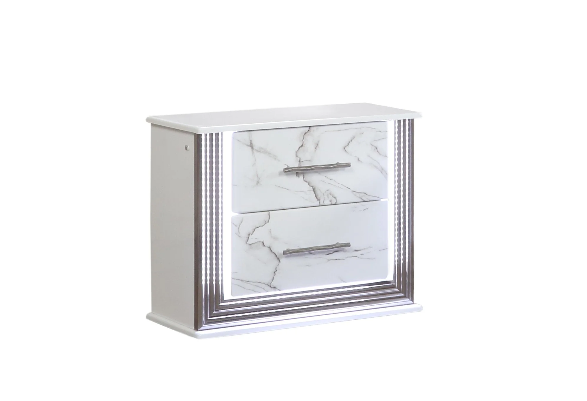 Desire King 4PC Bedroom Set White - Image 10
