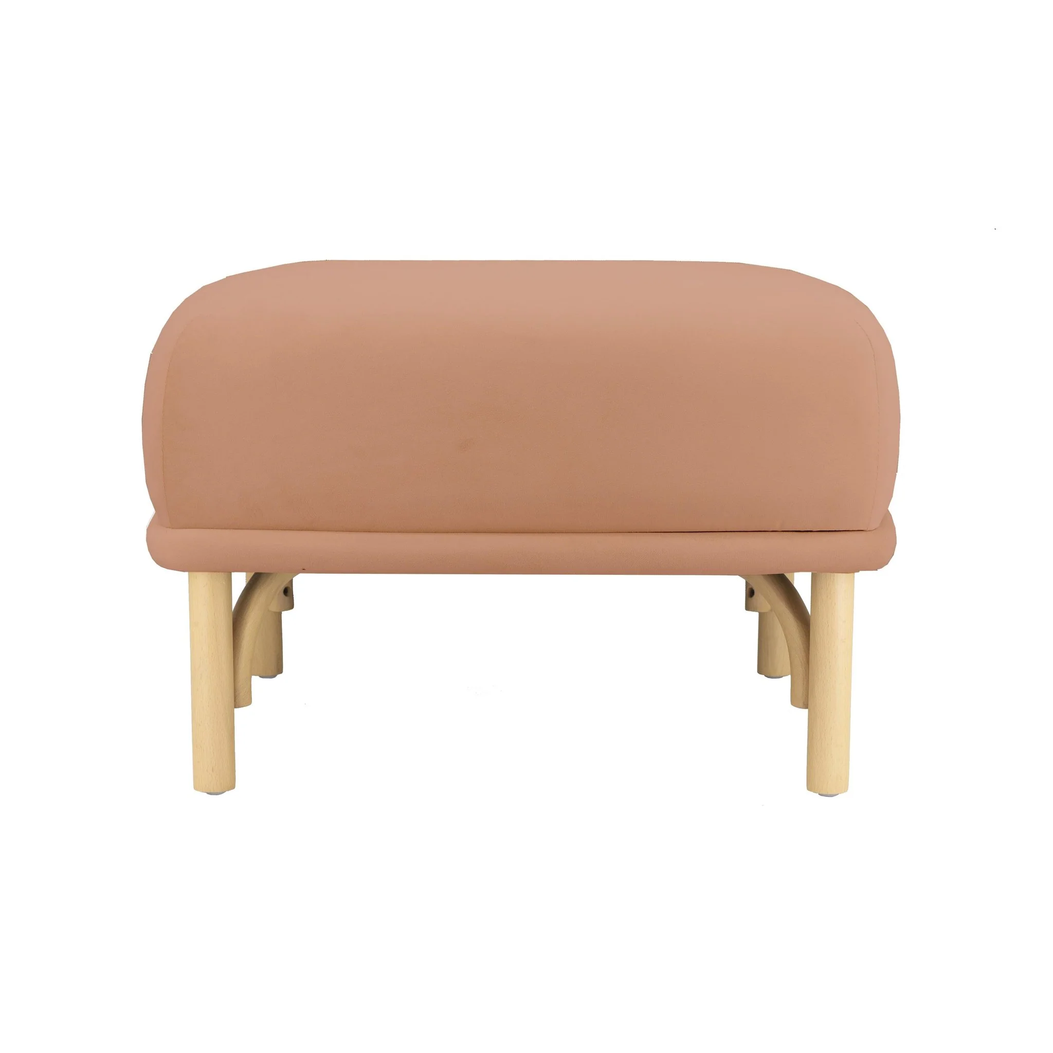 Desiree Mauve Velvet Ottoman - Image 3