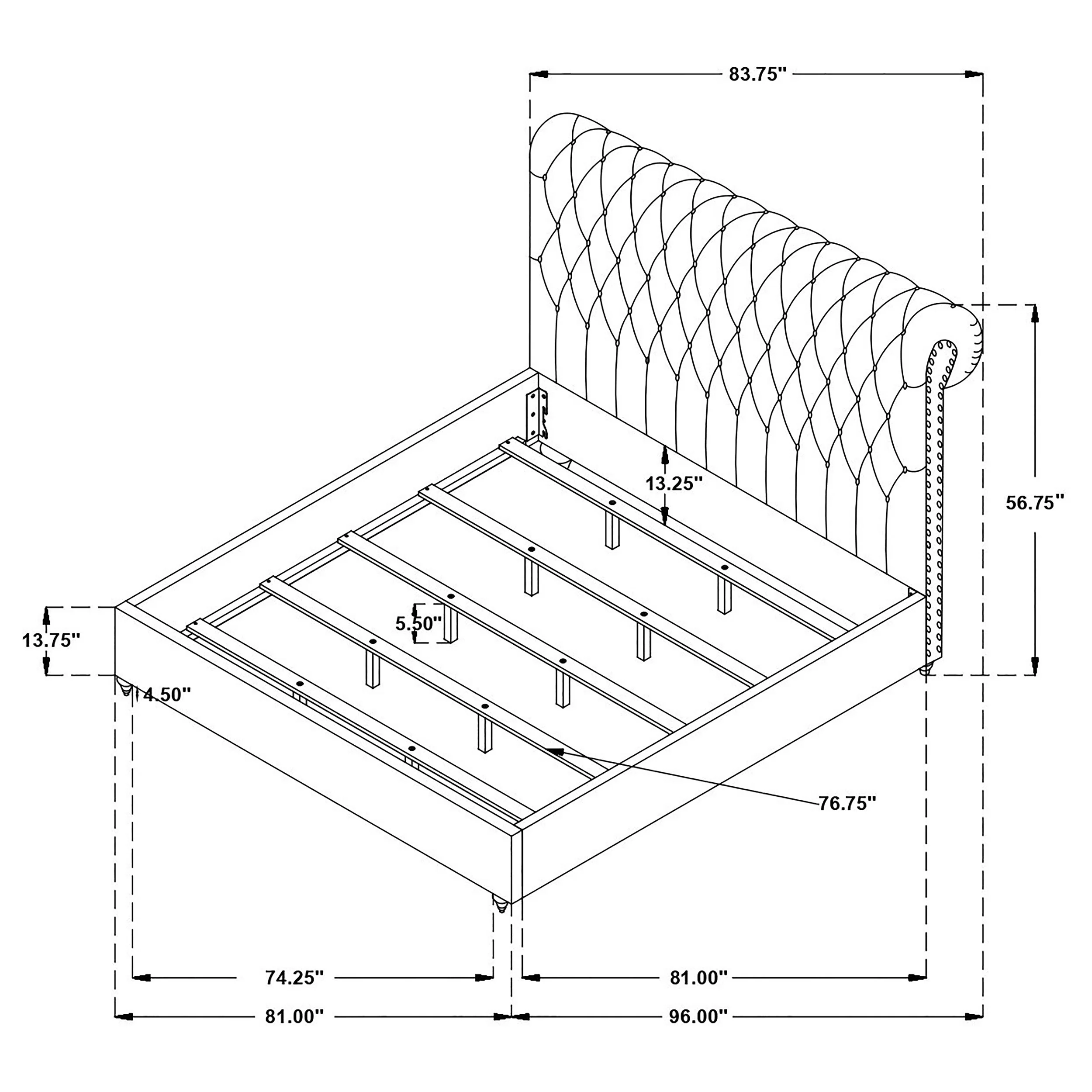 Devon Panel Bed - Image 11