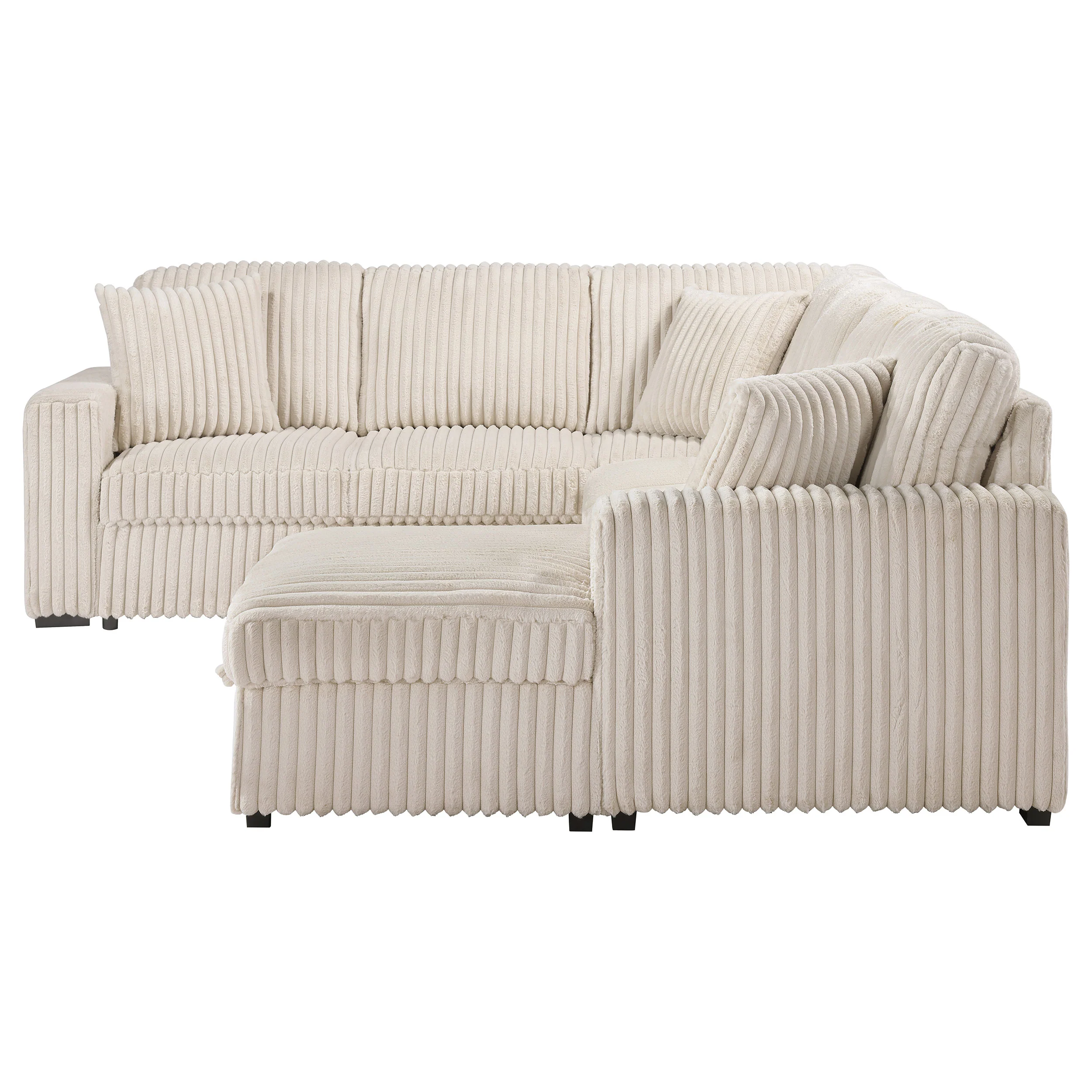 Devonshire Pull-Out Sleeper Sectional Sofa - Image 12
