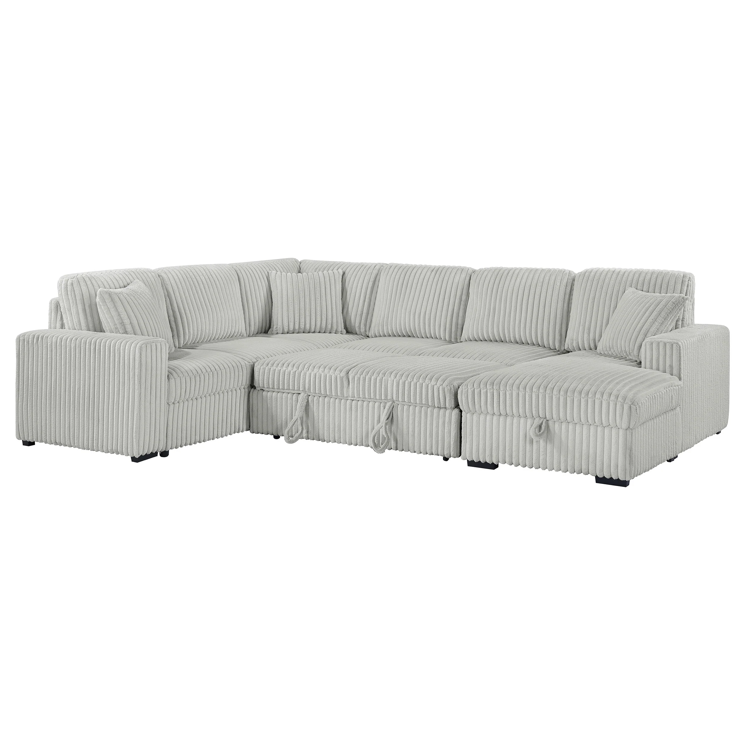 Devonshire Pull-Out Sleeper Sectional Sofa - Image 25