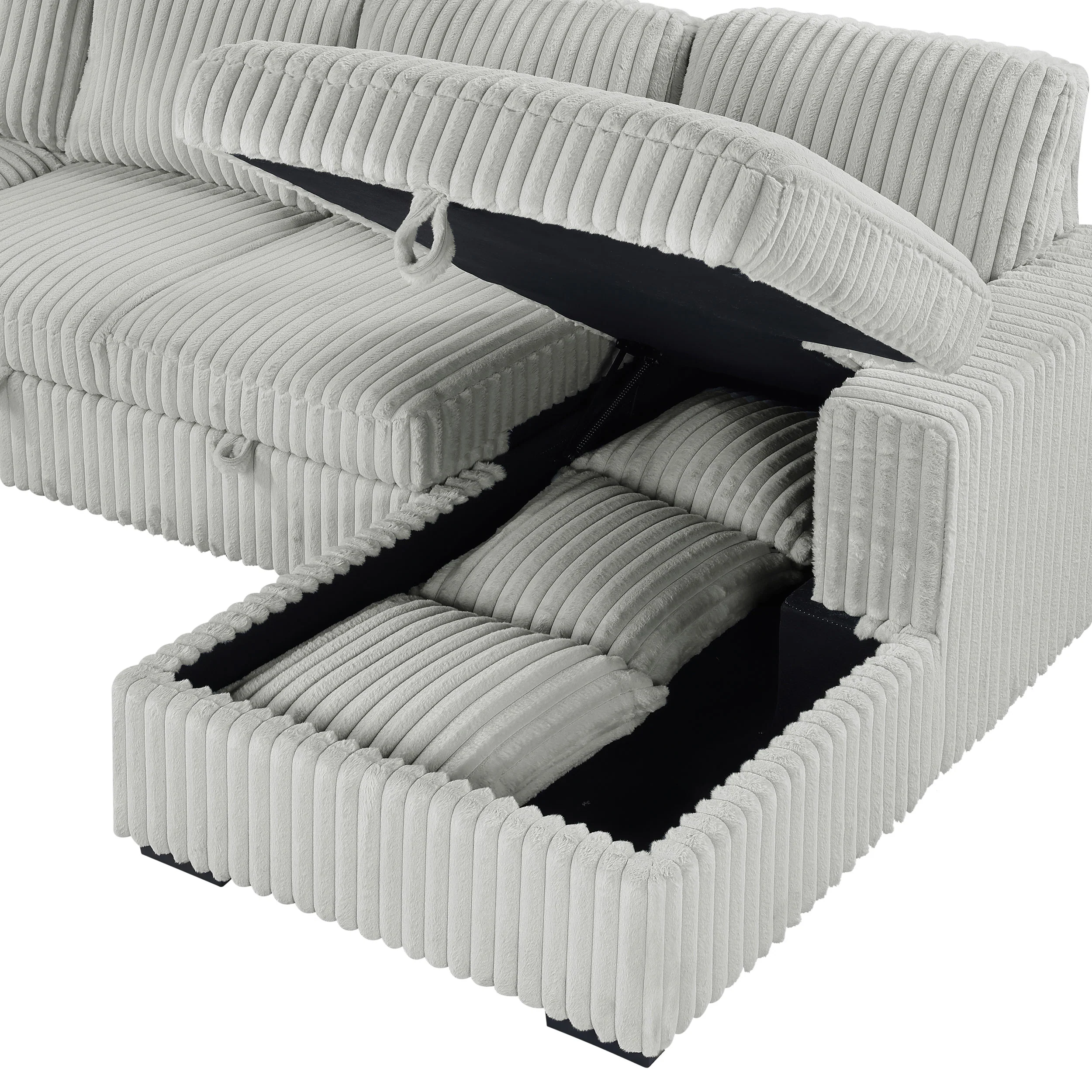 Devonshire Pull-Out Sleeper Sectional Sofa - Image 34