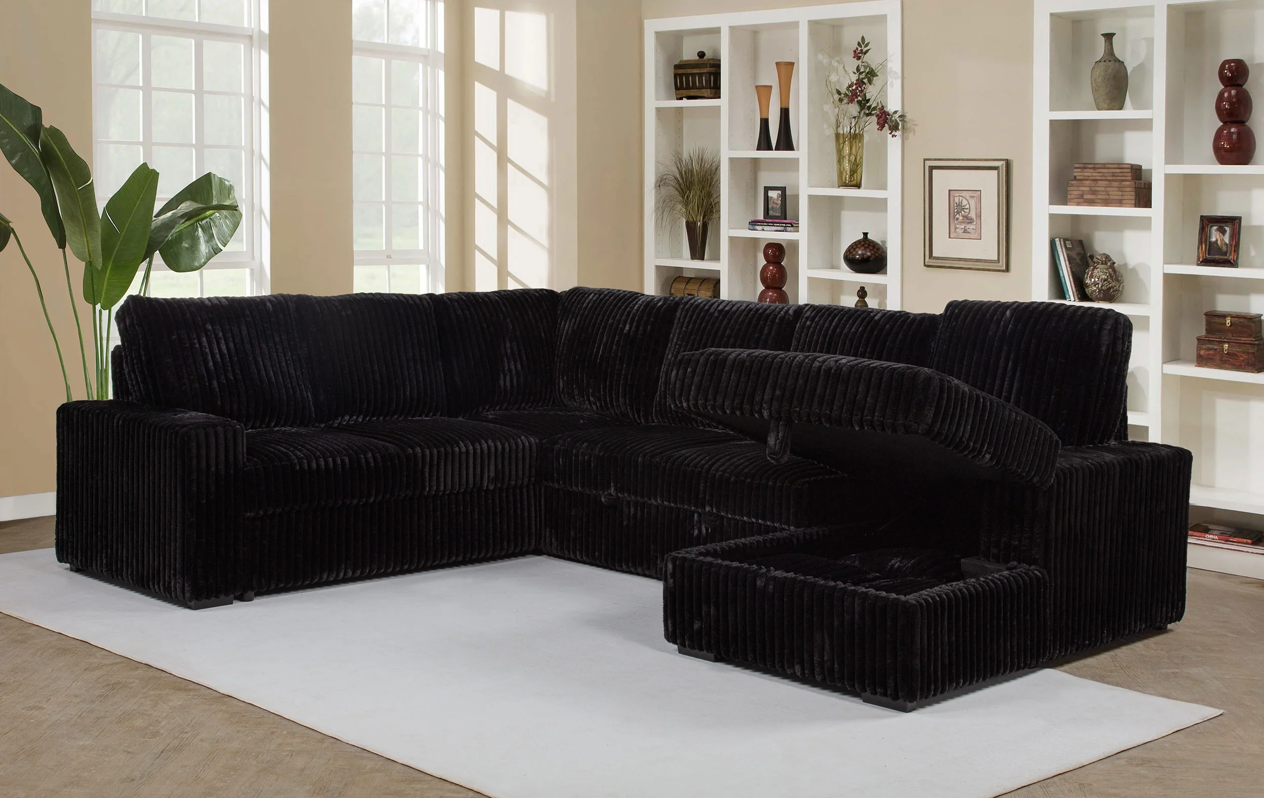 Devonshire Pull-Out Sleeper Sectional Sofa - Image 39