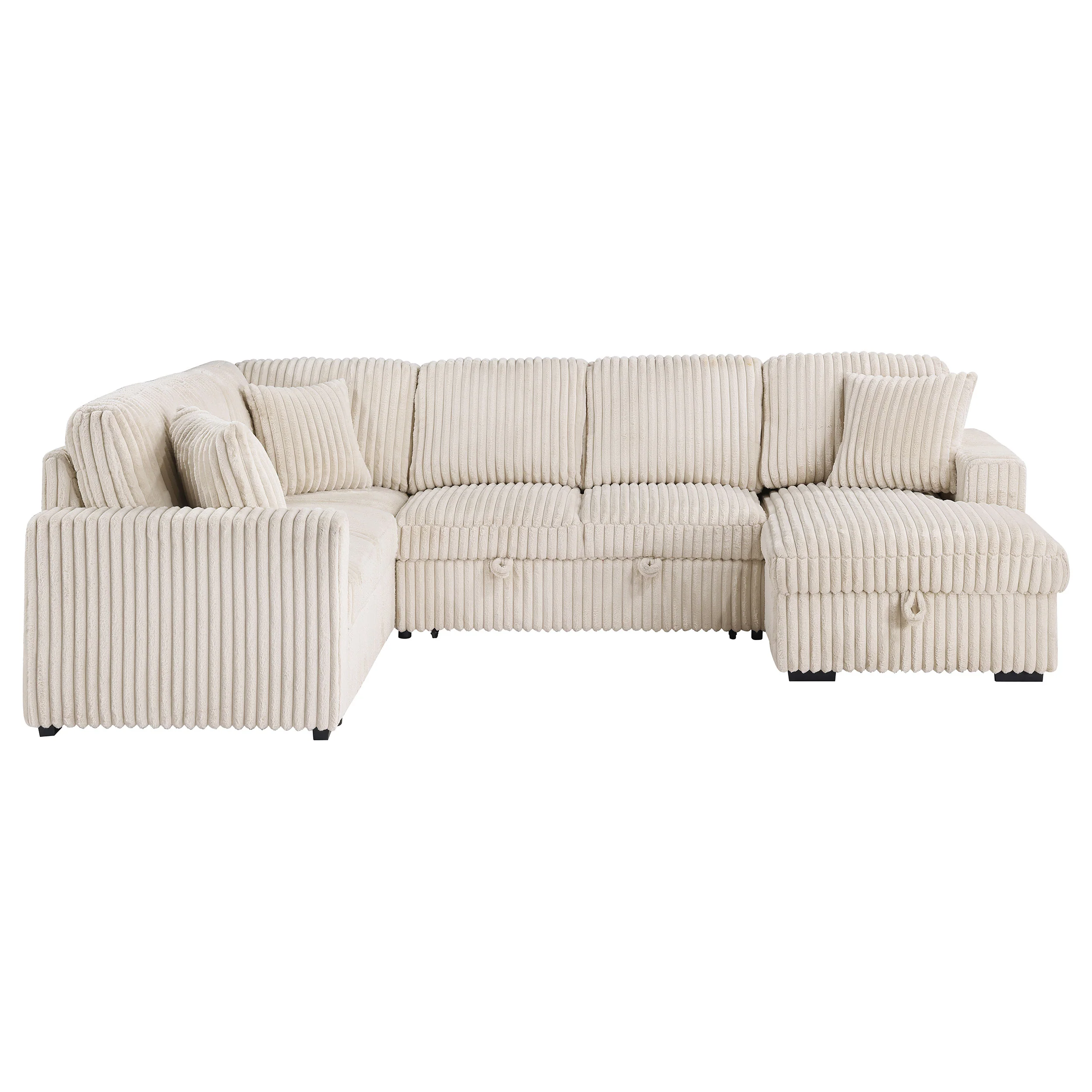 Devonshire Pull-Out Sleeper Sectional Sofa - Image 9