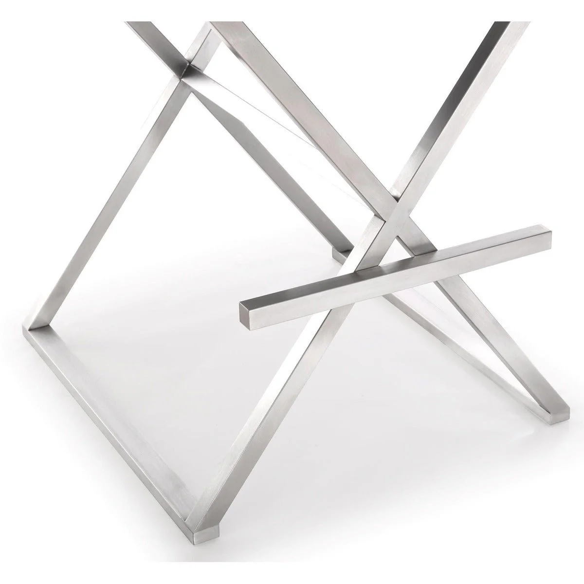Director Black Performance Vegan Leather and Stainless Steel Barstool - Image 8
