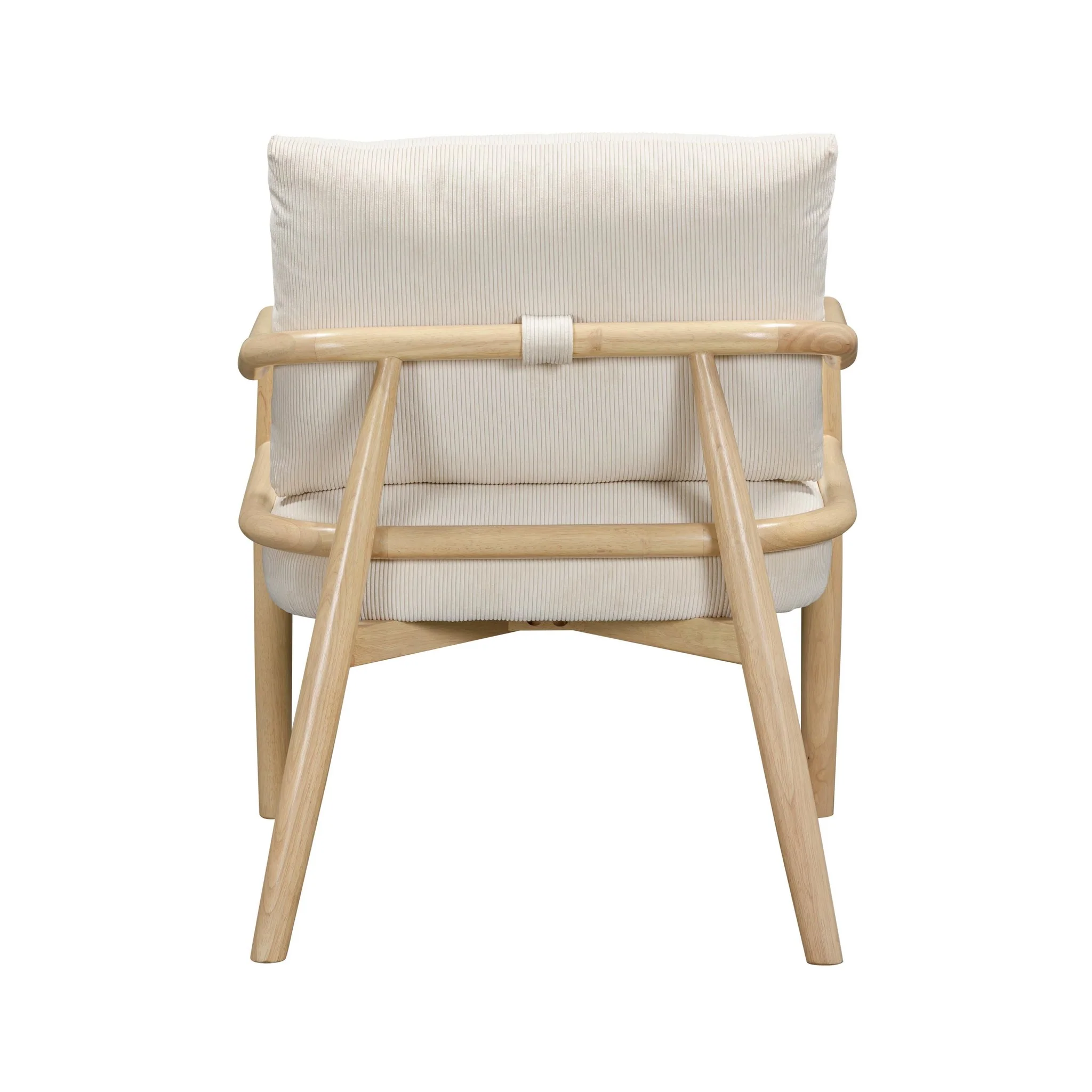 Dixie Cream Performance Corduroy Accent Chair - Image 5