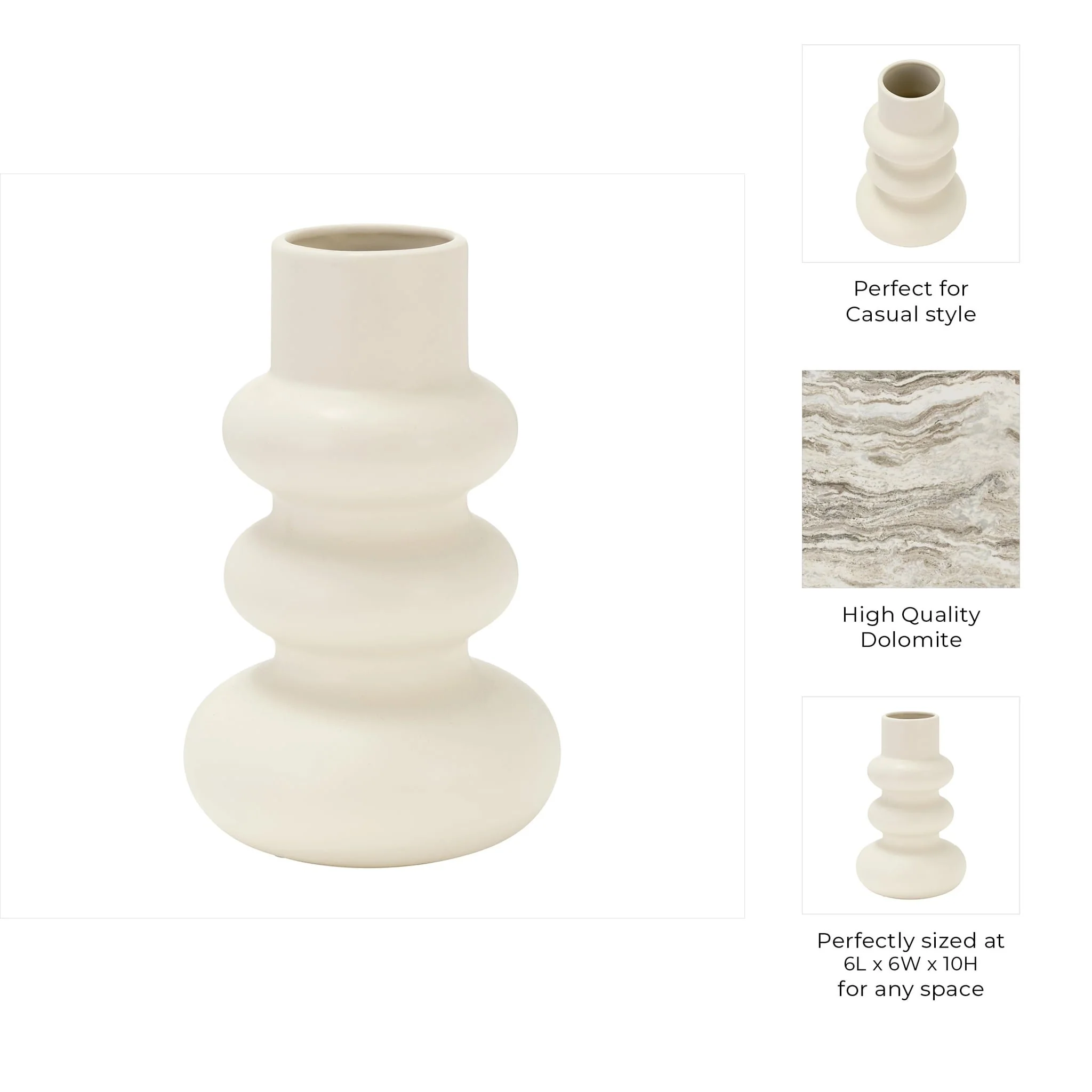 Dol, 10"h Stacked Spheres, Cotton - Image 7
