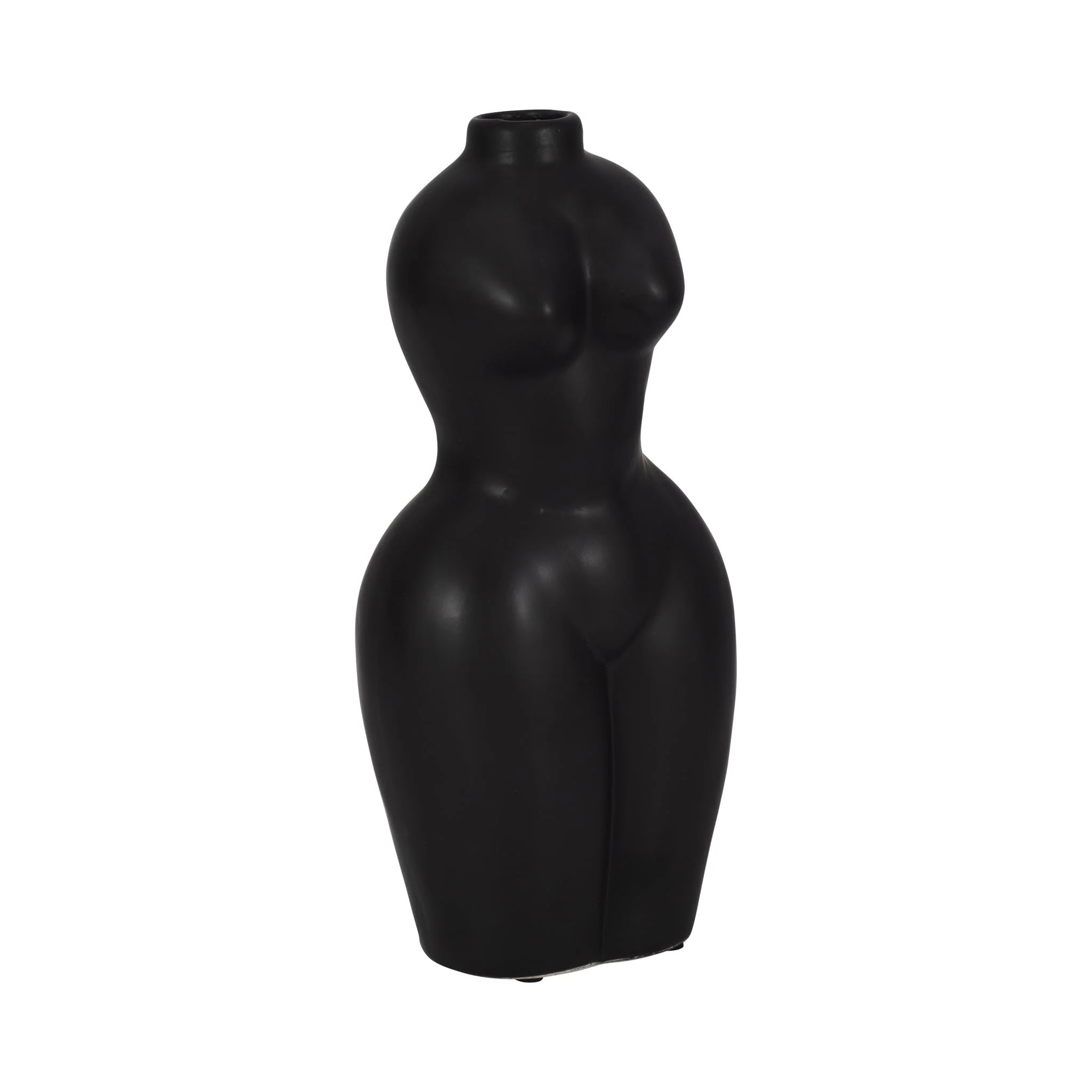 Dol, 12"h Torso Vase, Black - Image 3