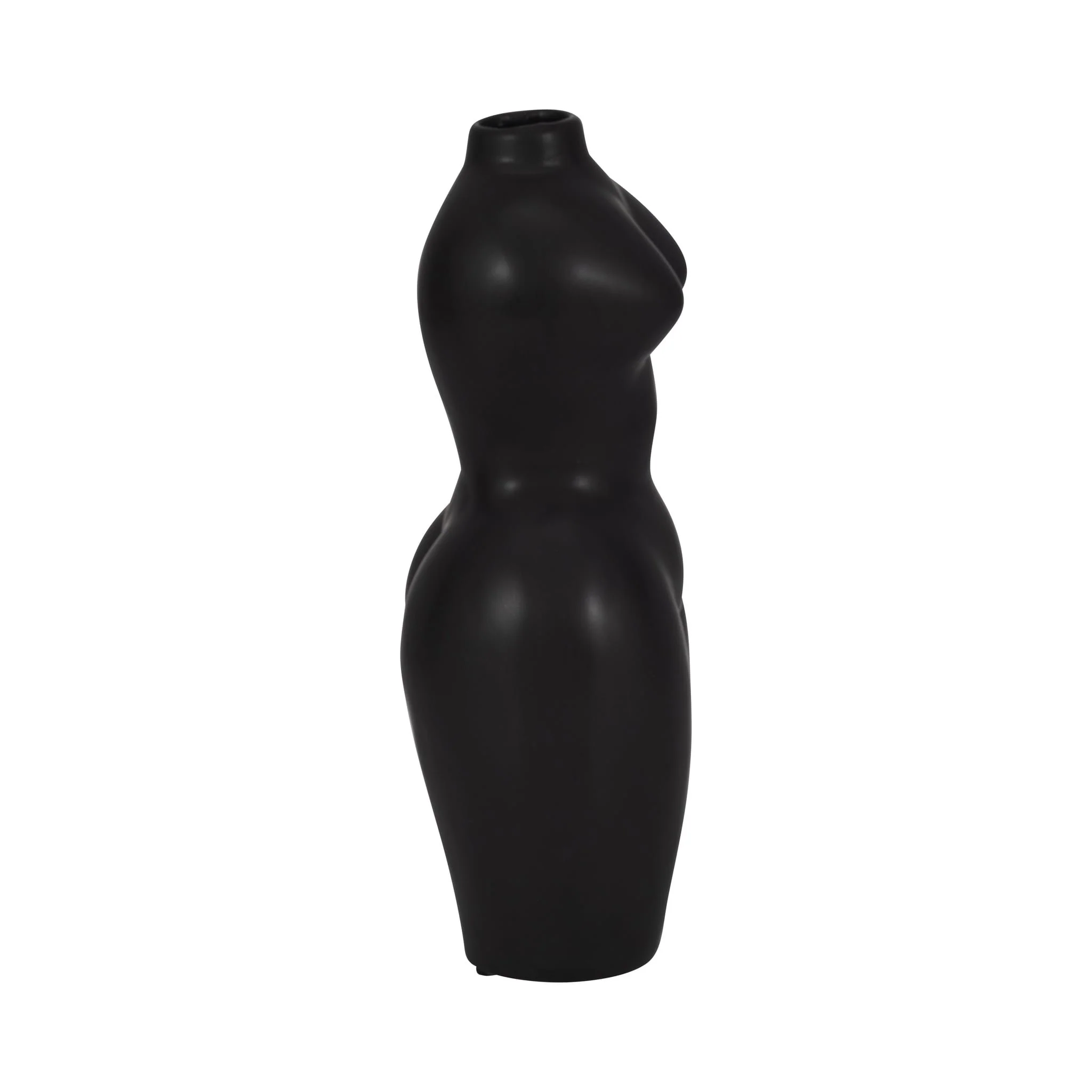 Dol, 12"h Torso Vase, Black - Image 4