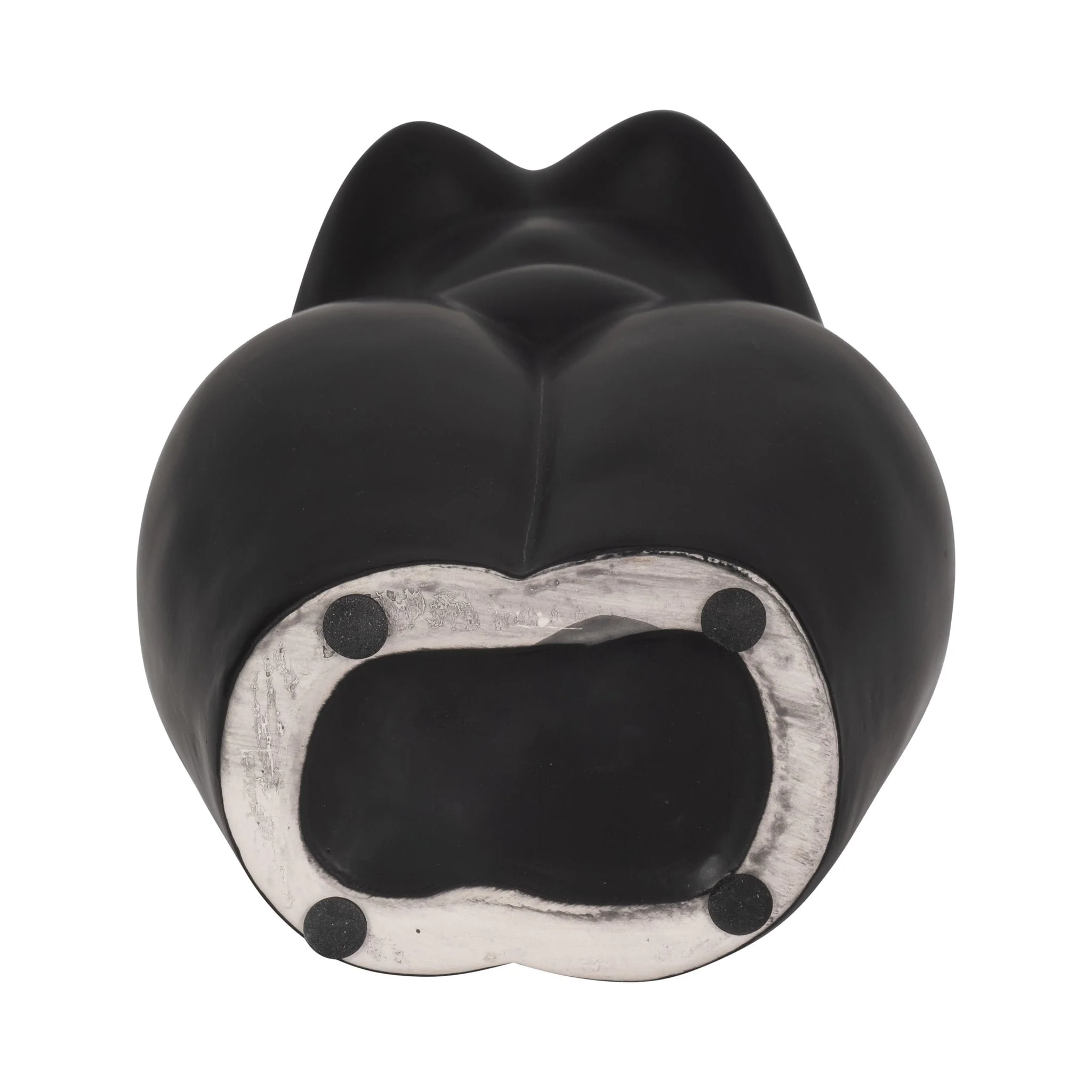 Dol, 12"h Torso Vase, Black - Image 8