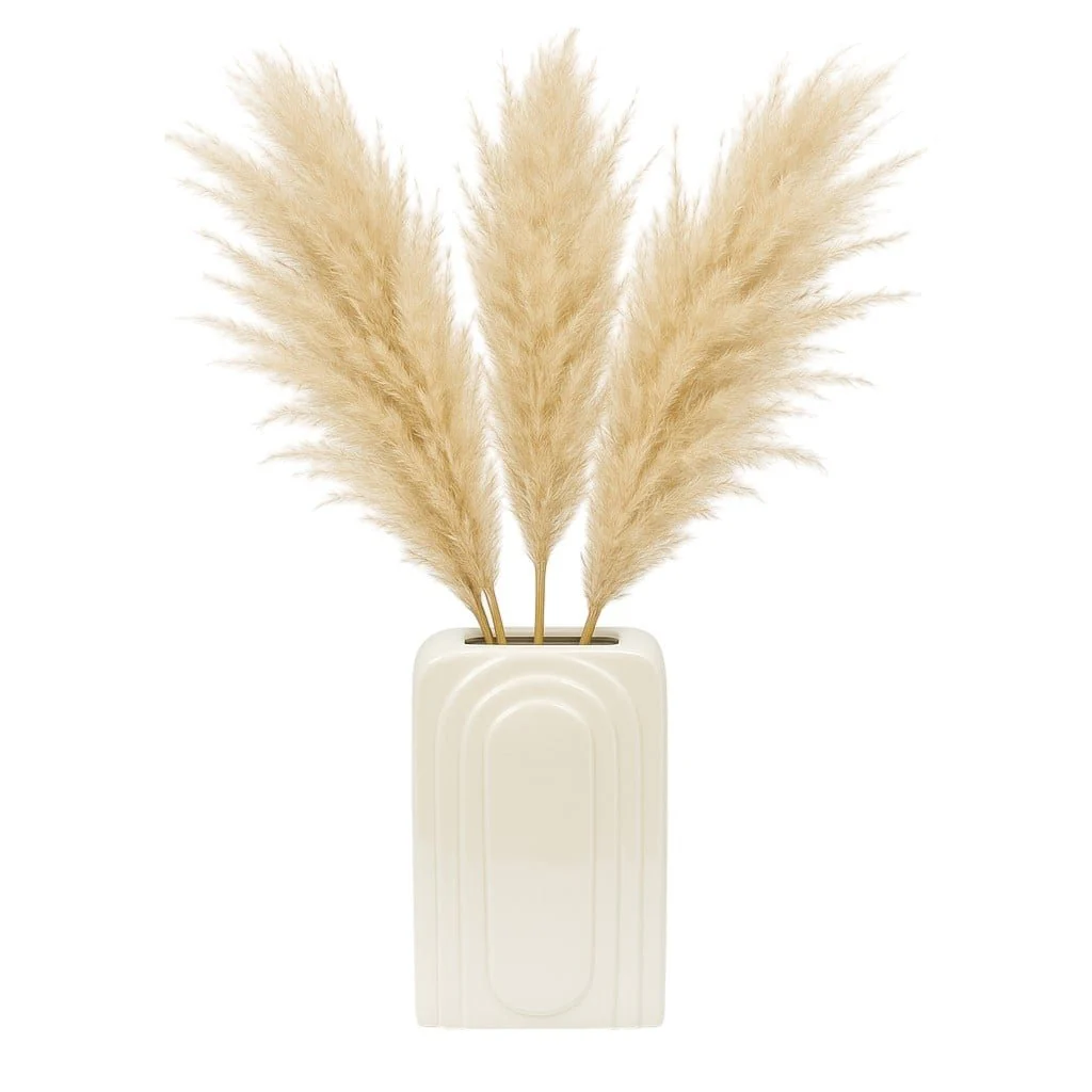 Dol, 7" Rectangular Vase, White - Image 2