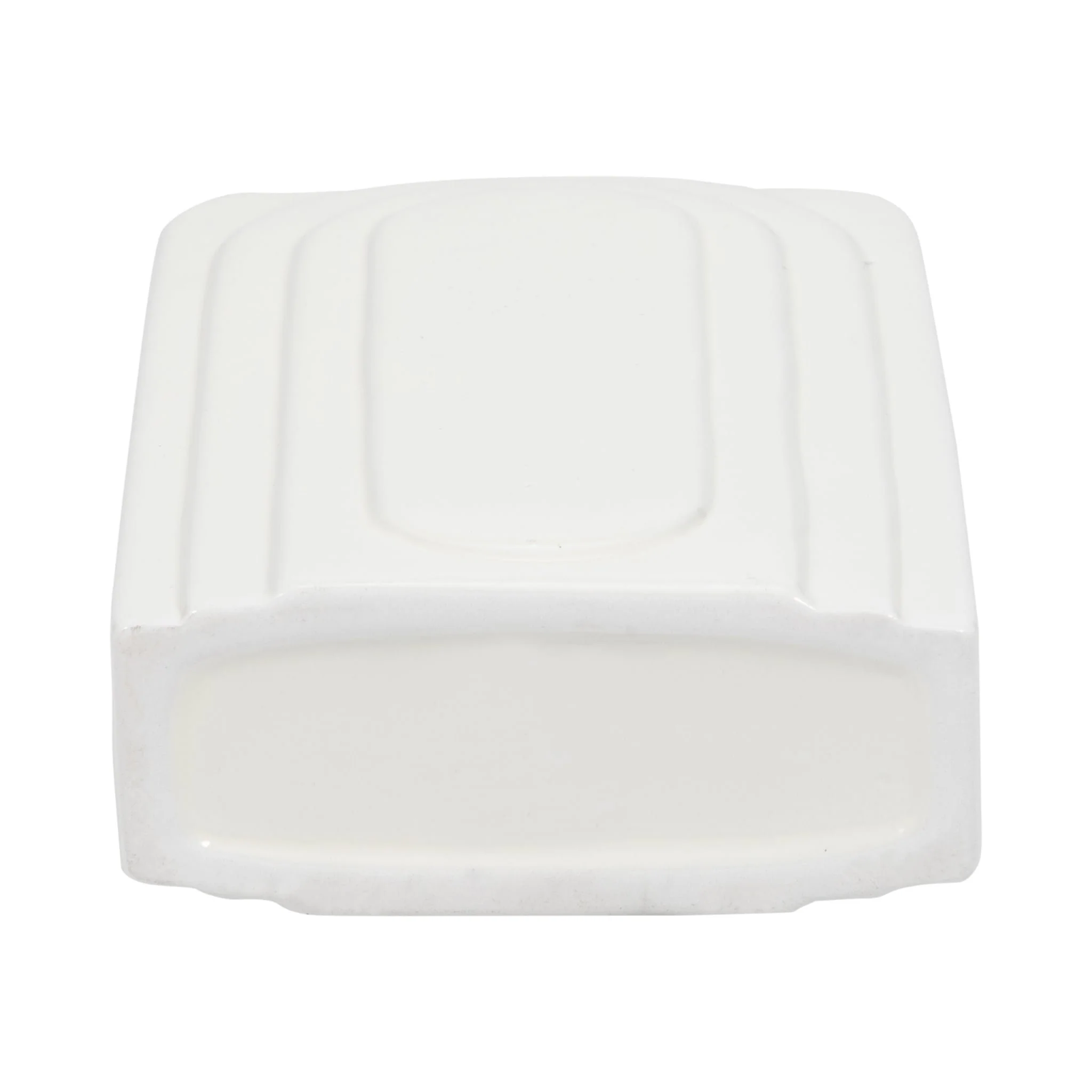 Dol, 7" Rectangular Vase, White - Image 7