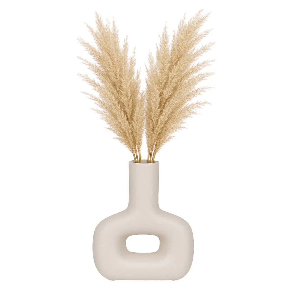 Dol, 8" Open Cut Vase, Cotton - Image 2