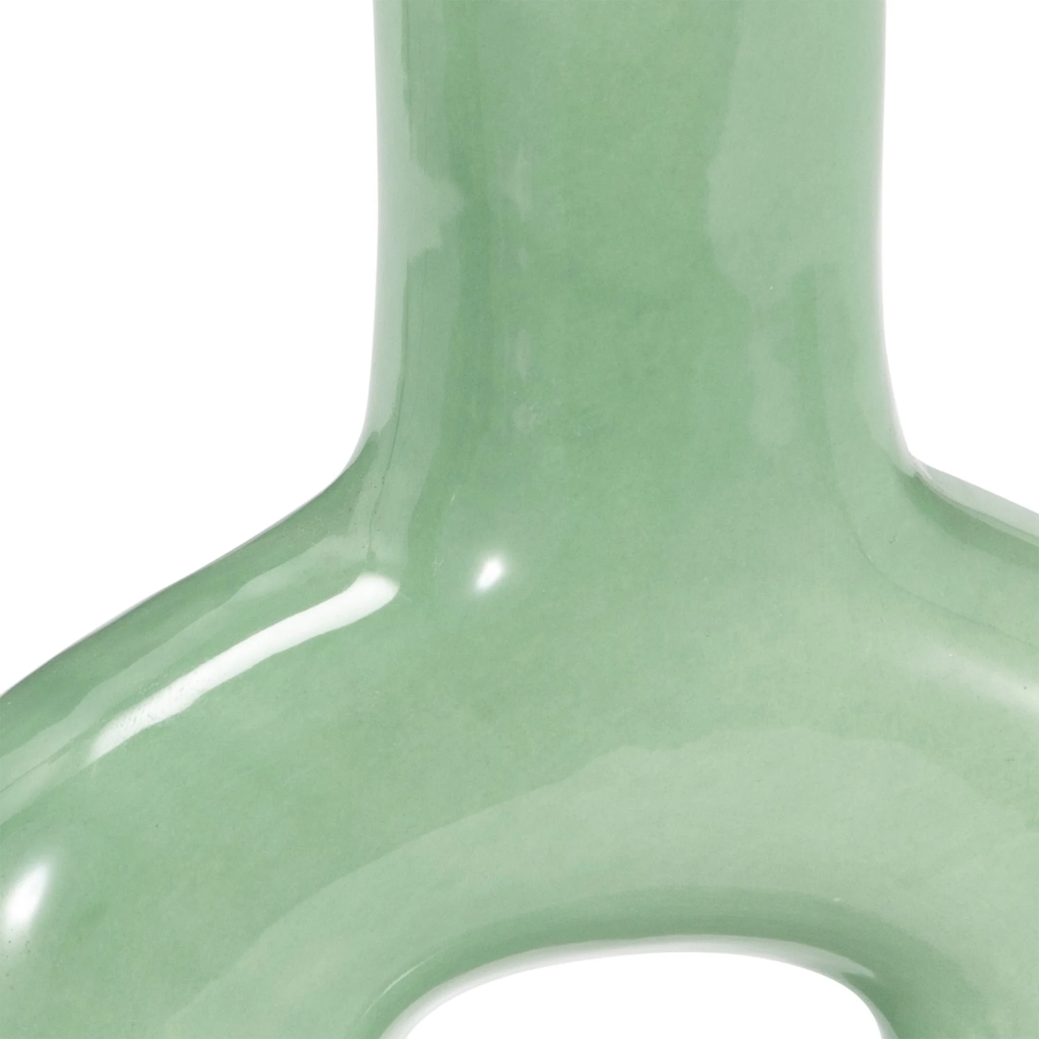 Dol, 8" Open Cut Vase, Dark Sage - Image 5