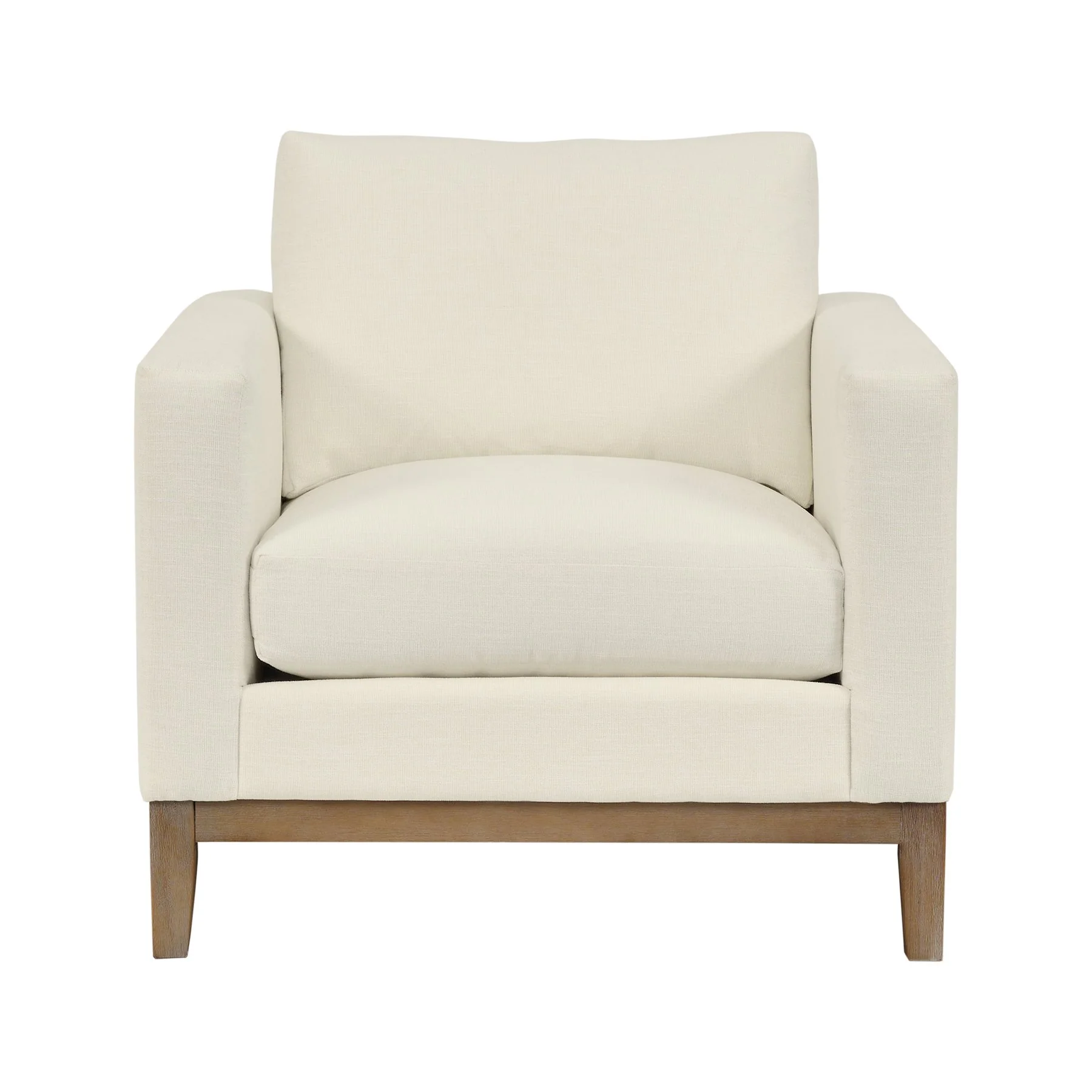 Donna 35" Upholstered Accent Chair in Sugar - Image 2