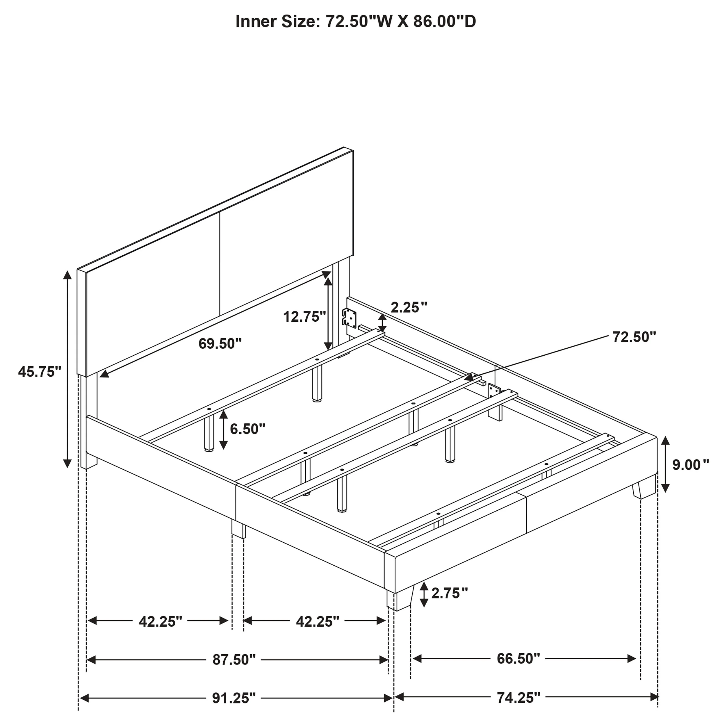 Dorian Panel Bed - Image 129