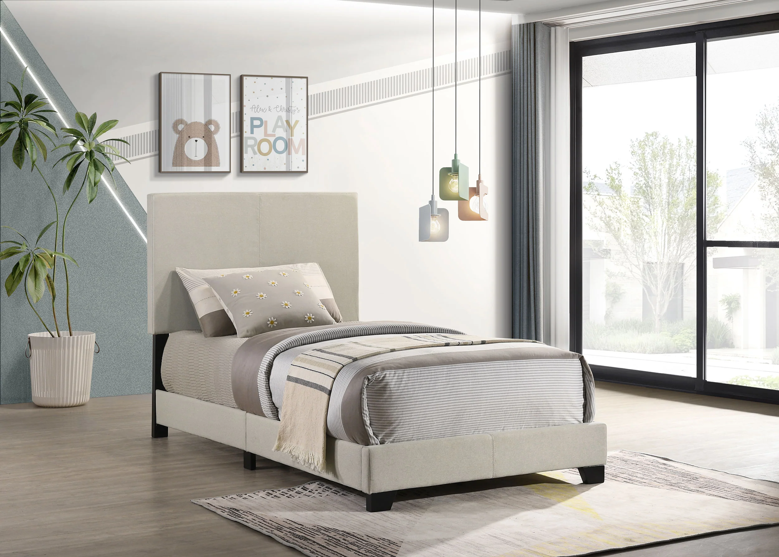 Dorian Panel Bed - Image 139