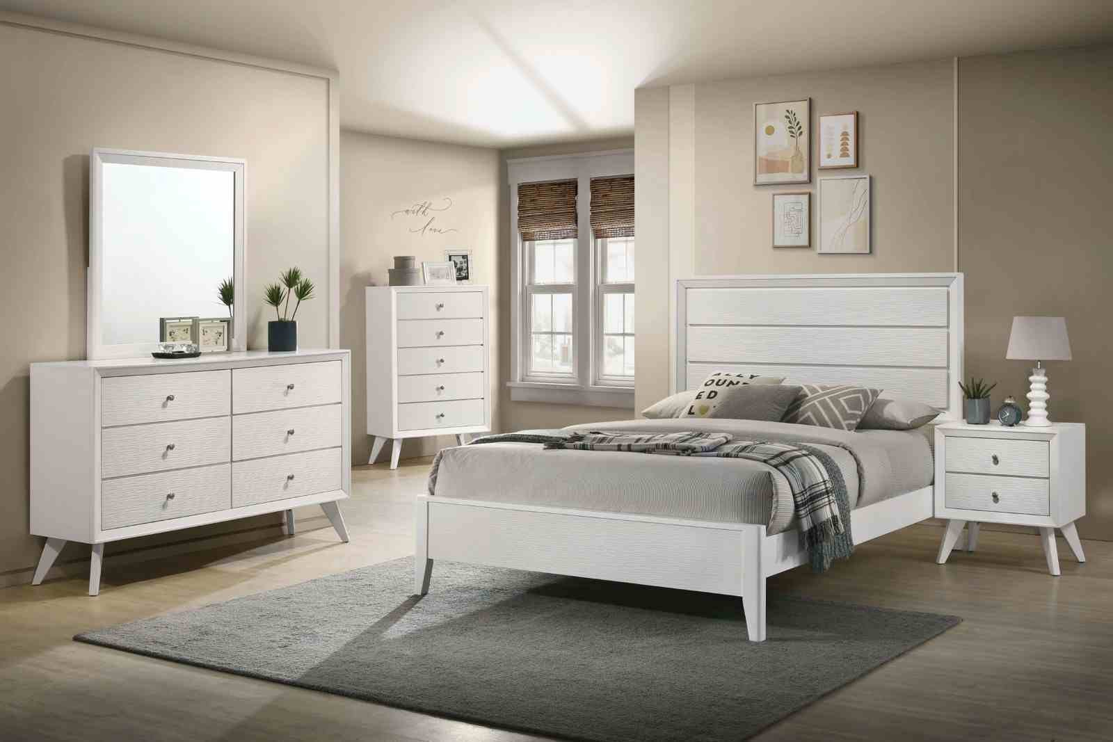 Dortmund Cal.King Bed, White - Image 2